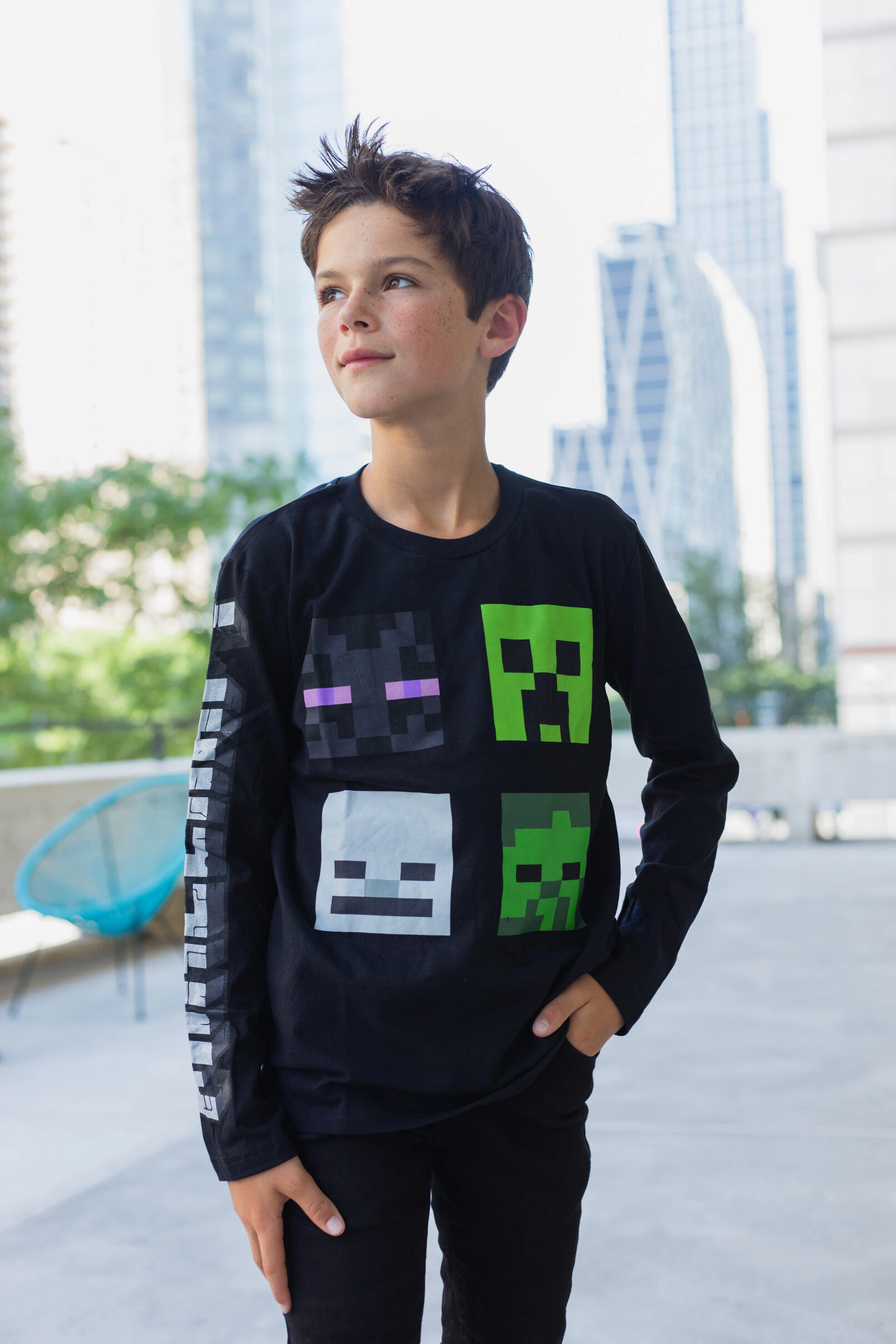 Minecraft Boys' Long Sleeve T-Shirt 2-Pack