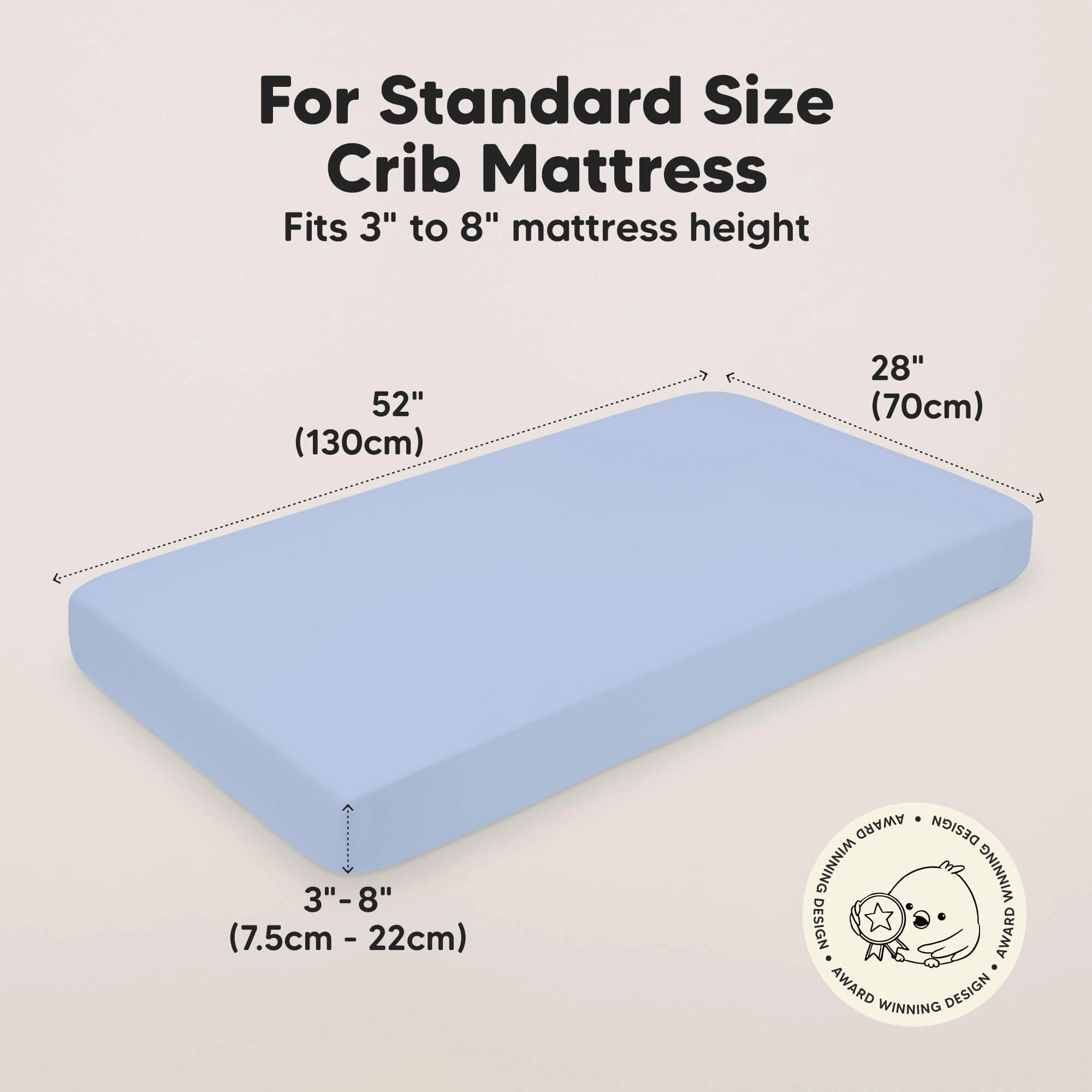 KeaBabies Isla Fitted Crib Sheets
