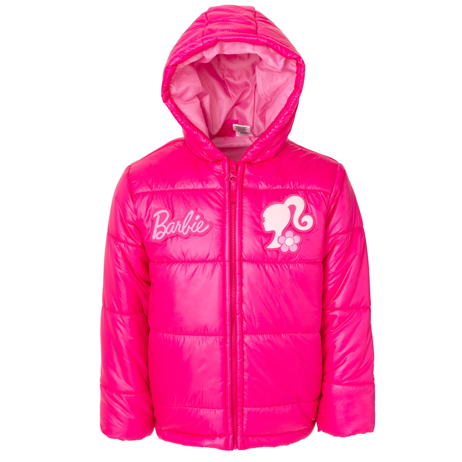 Barbie Girls' Hooded Puffer Jacket