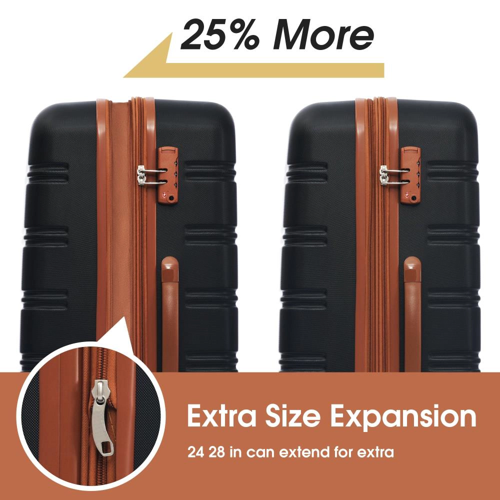 Hivvago Durable Hardshell Suitcase Set with TSA Lock