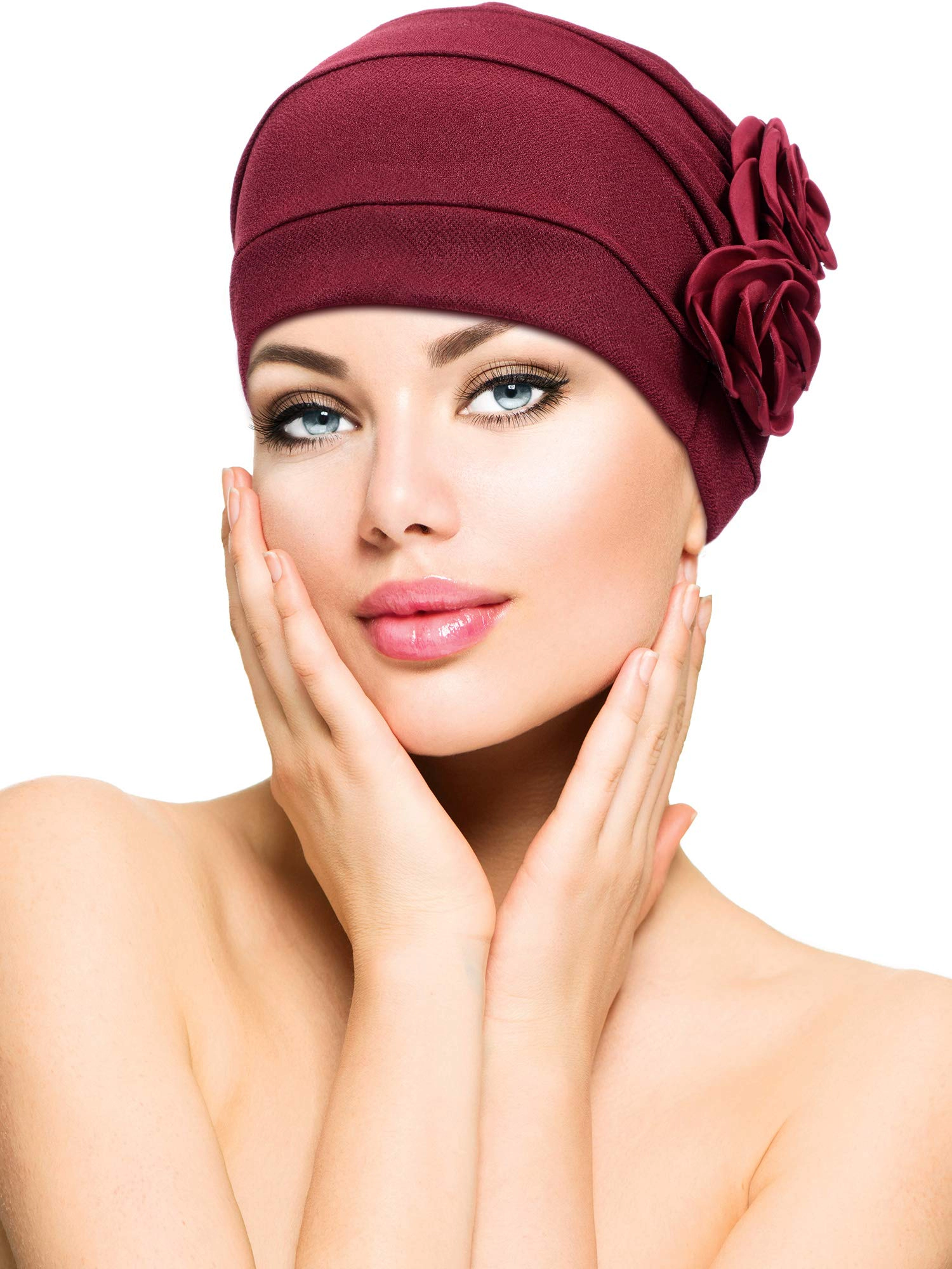 PIGFDK 6 Pack Head Wraps Turbans For Women Flower