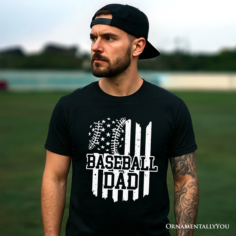 OrnamentallyYou Mens Baseball Dad T-Shirt