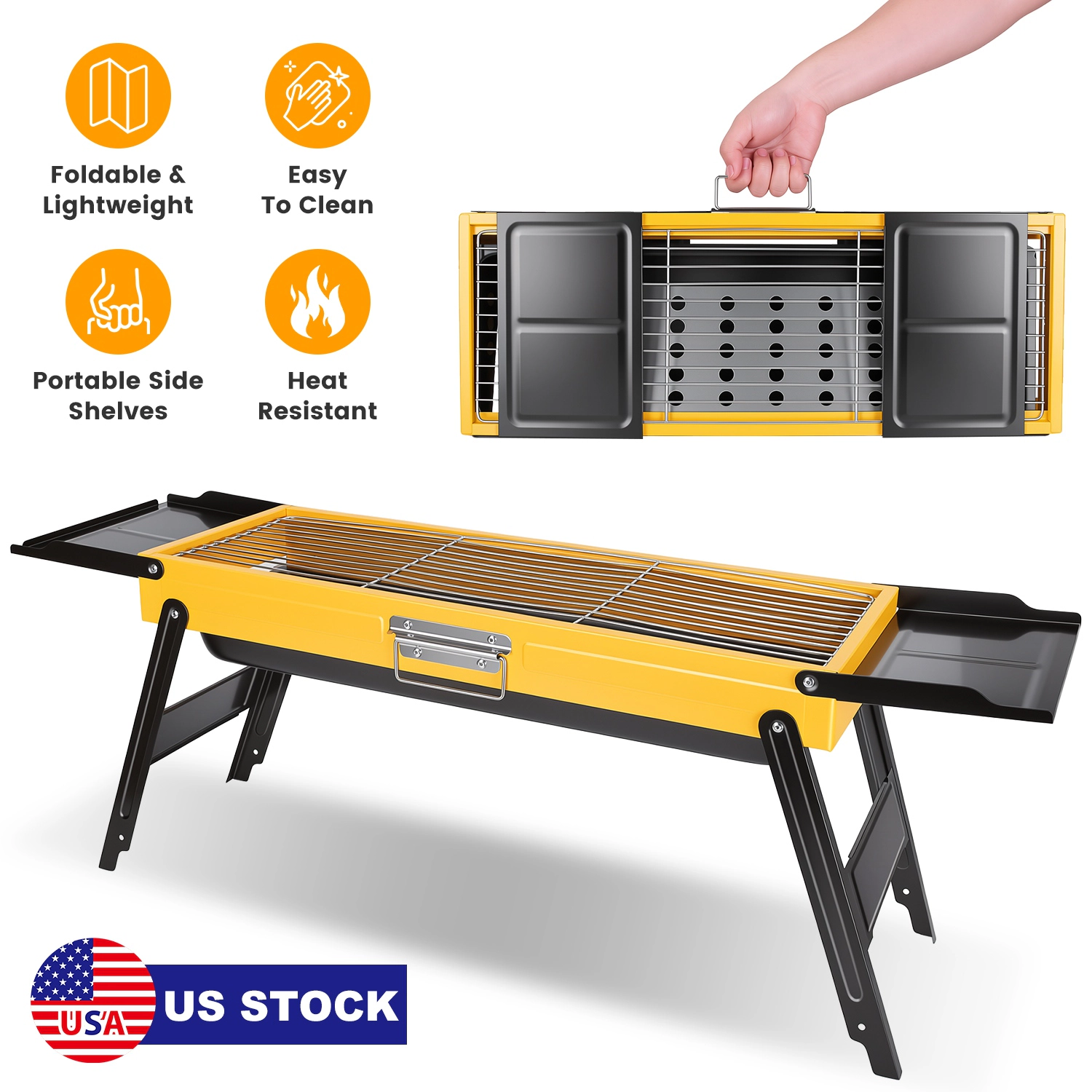 IMounTEK Unisex Portable Folding Charcoal Grill