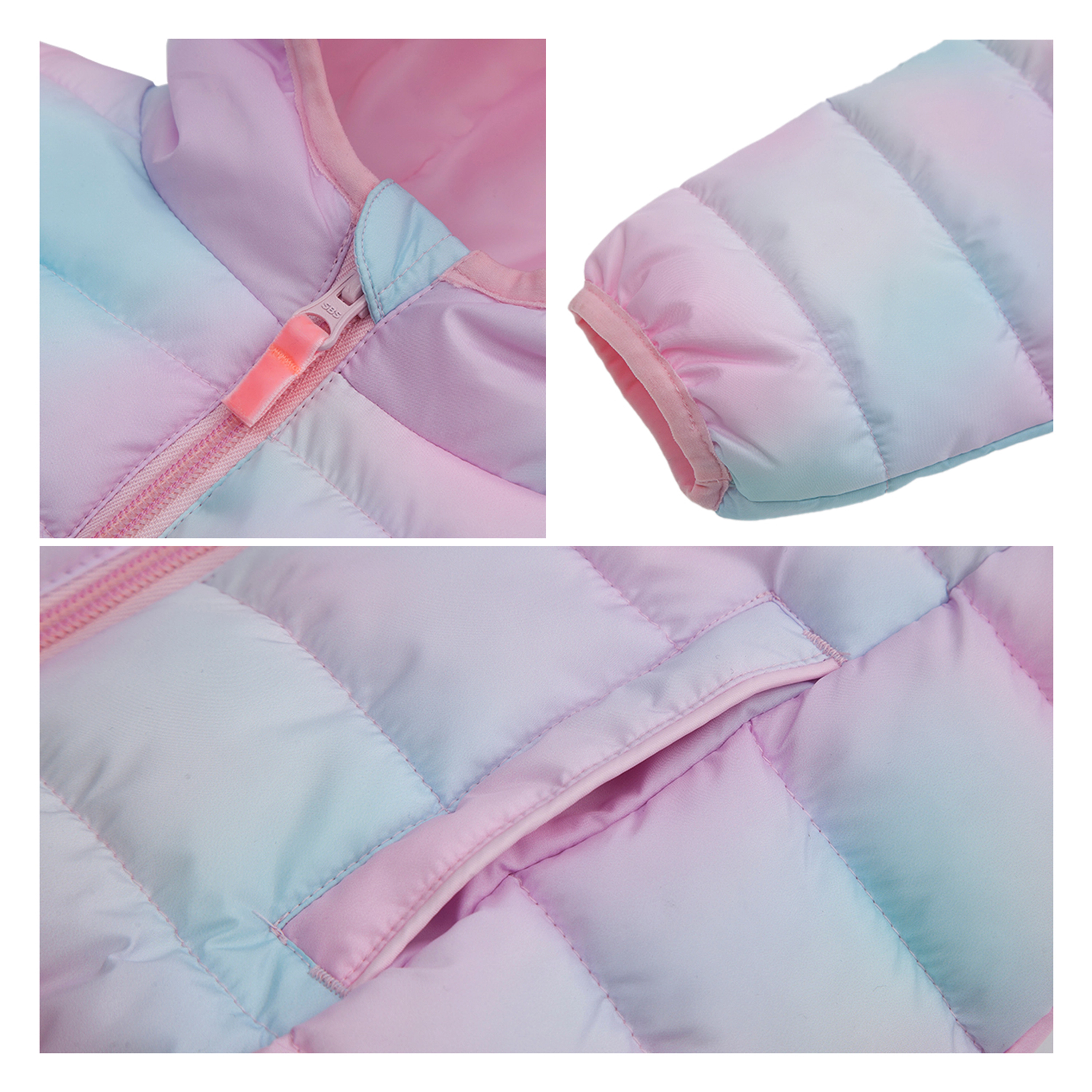Rokka&Rolla Toddler Girls Lightweight Puffer Jacket