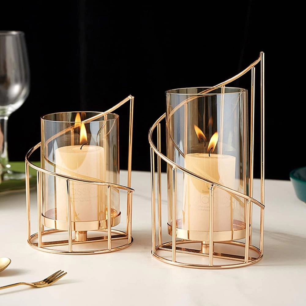 Arcana Aramun Set of 2 Wire Candle Holder
