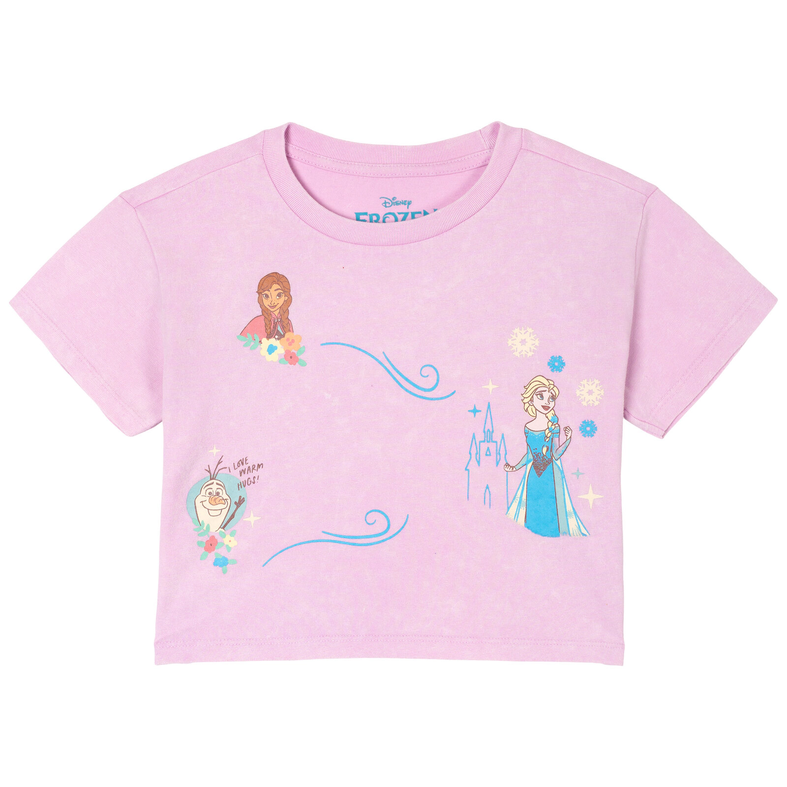 Disney Girls' 2-Piece Mineral Wash Tee and Skort Set