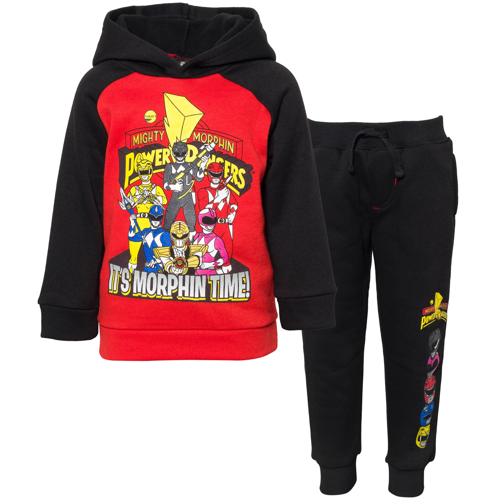 Power Rangers Boys' Fleece 2-Piece Hoodie and Pants Set