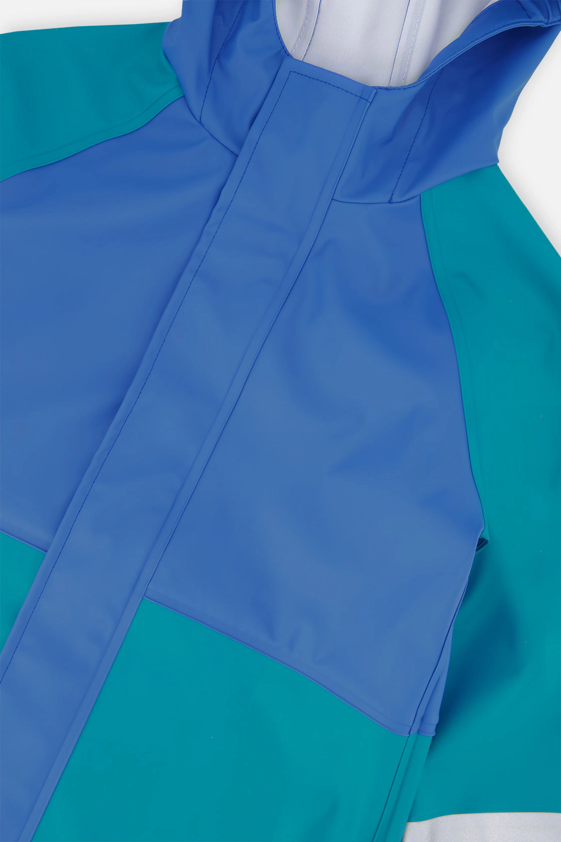 Deux par Boys Color-Block Raglan Sleeve Hooded Rain Jacket