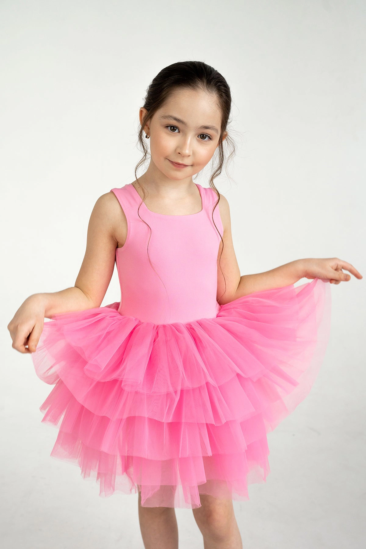 Mini Celebrities Girls Pink Magnolia Tutu Dress