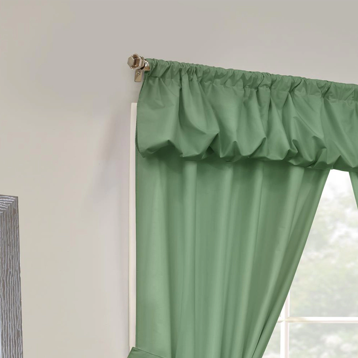 Commonwealth Thermalogic Prescott Energy Efficient 5 Piece Window Curtain Set - Sage