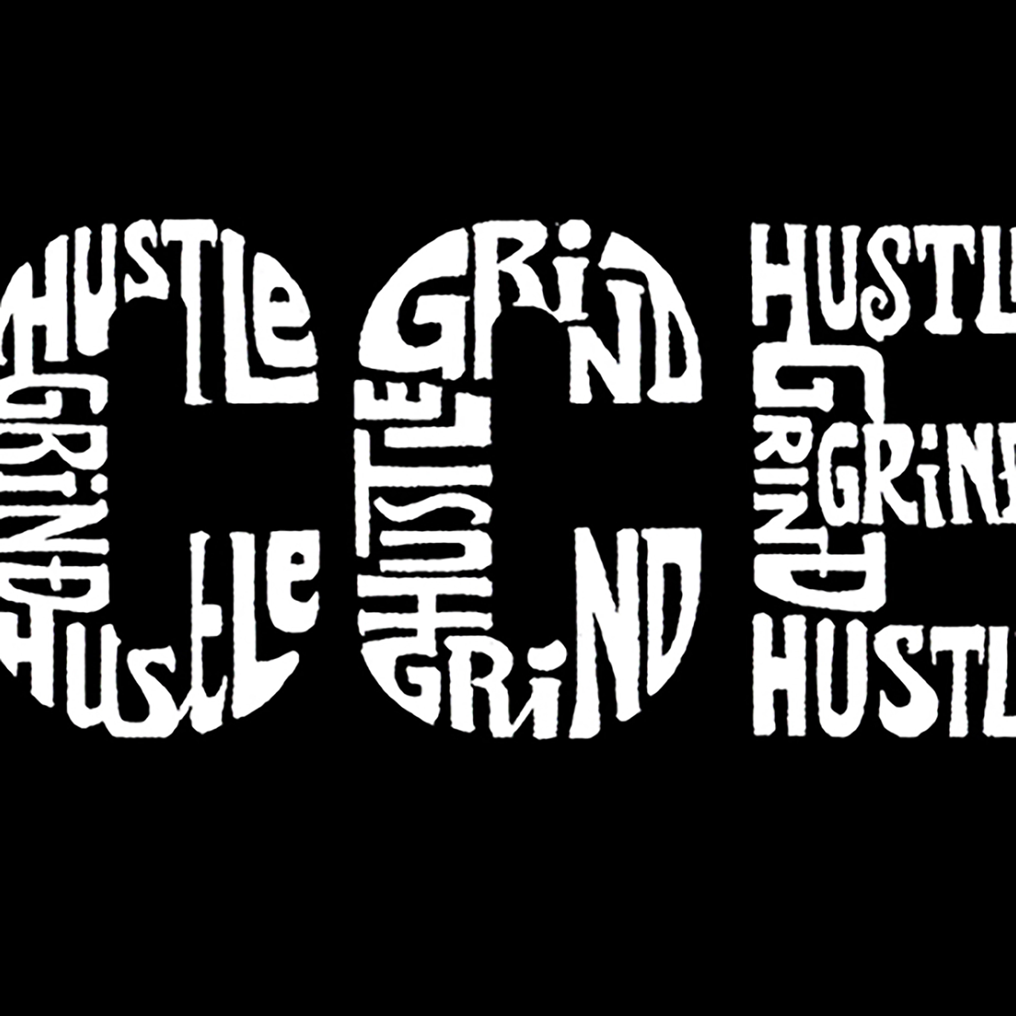 LA Pop Art Success - Men's Word Hooded Sweatshirt