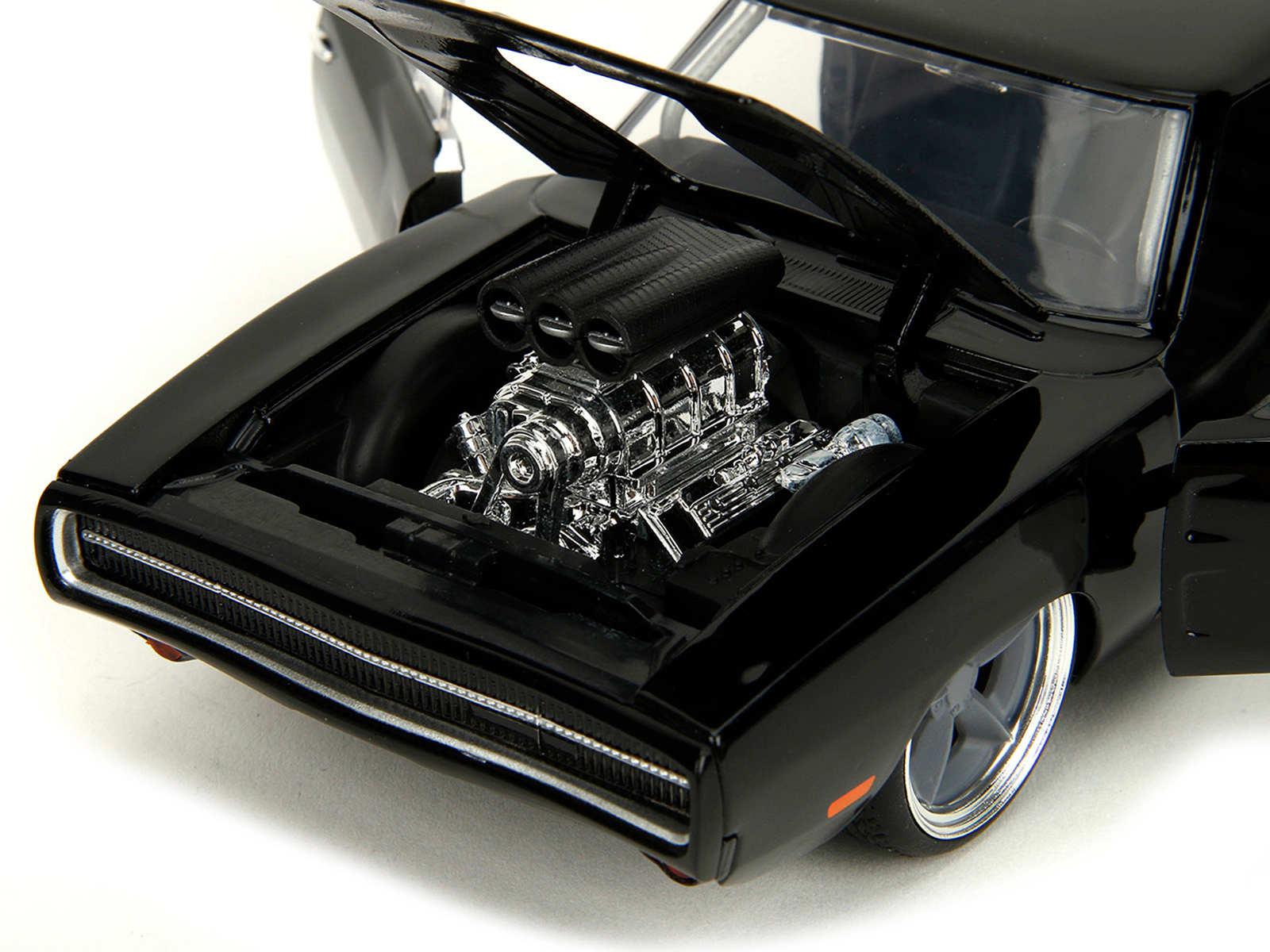 Jada 1970 Dodge Charger R/T Black "Fast X" (2023) Movie "Fast & Furious" Series 1/24 Diecast Model Car by Jada