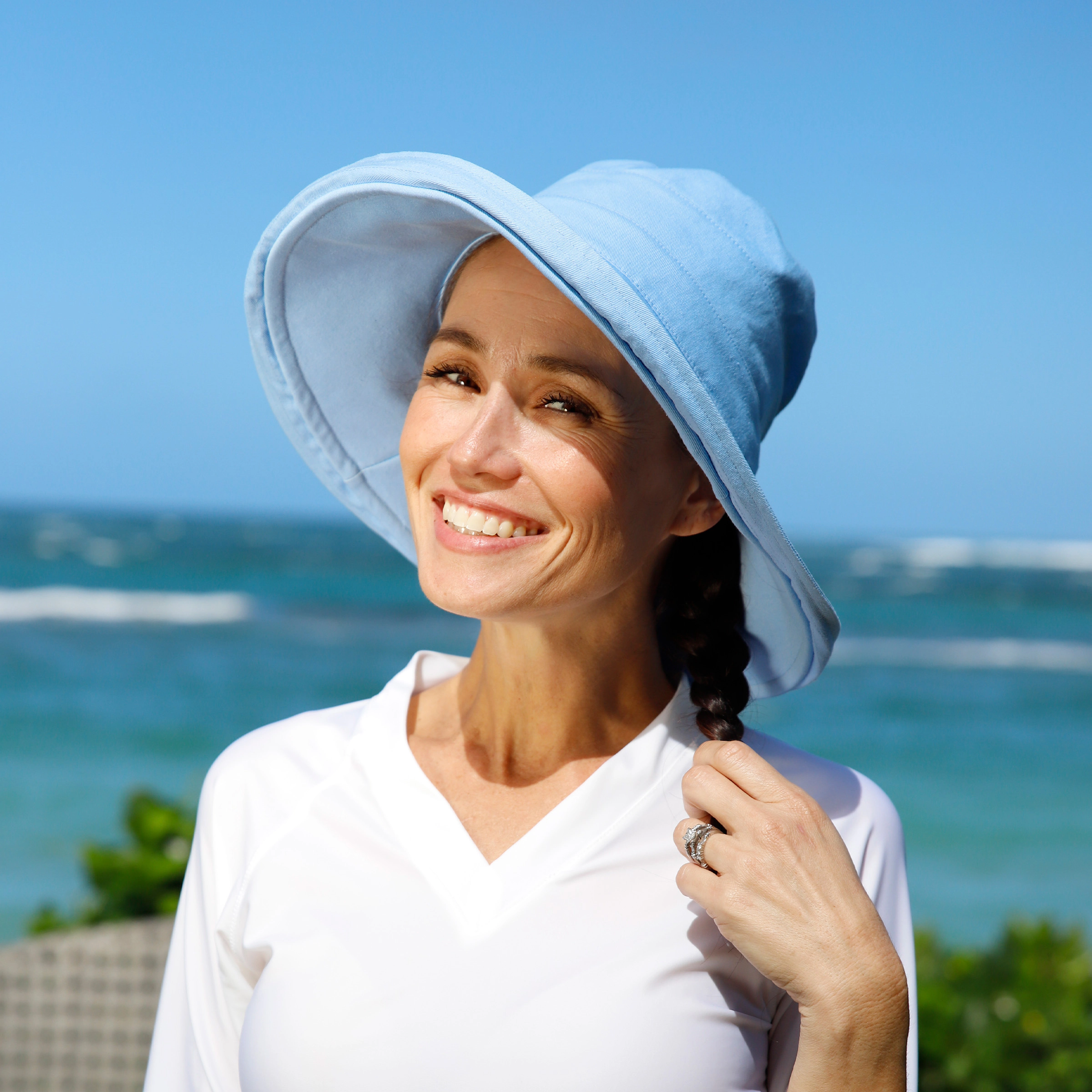 UV Skinz Women's Wide Brim Sun Hat