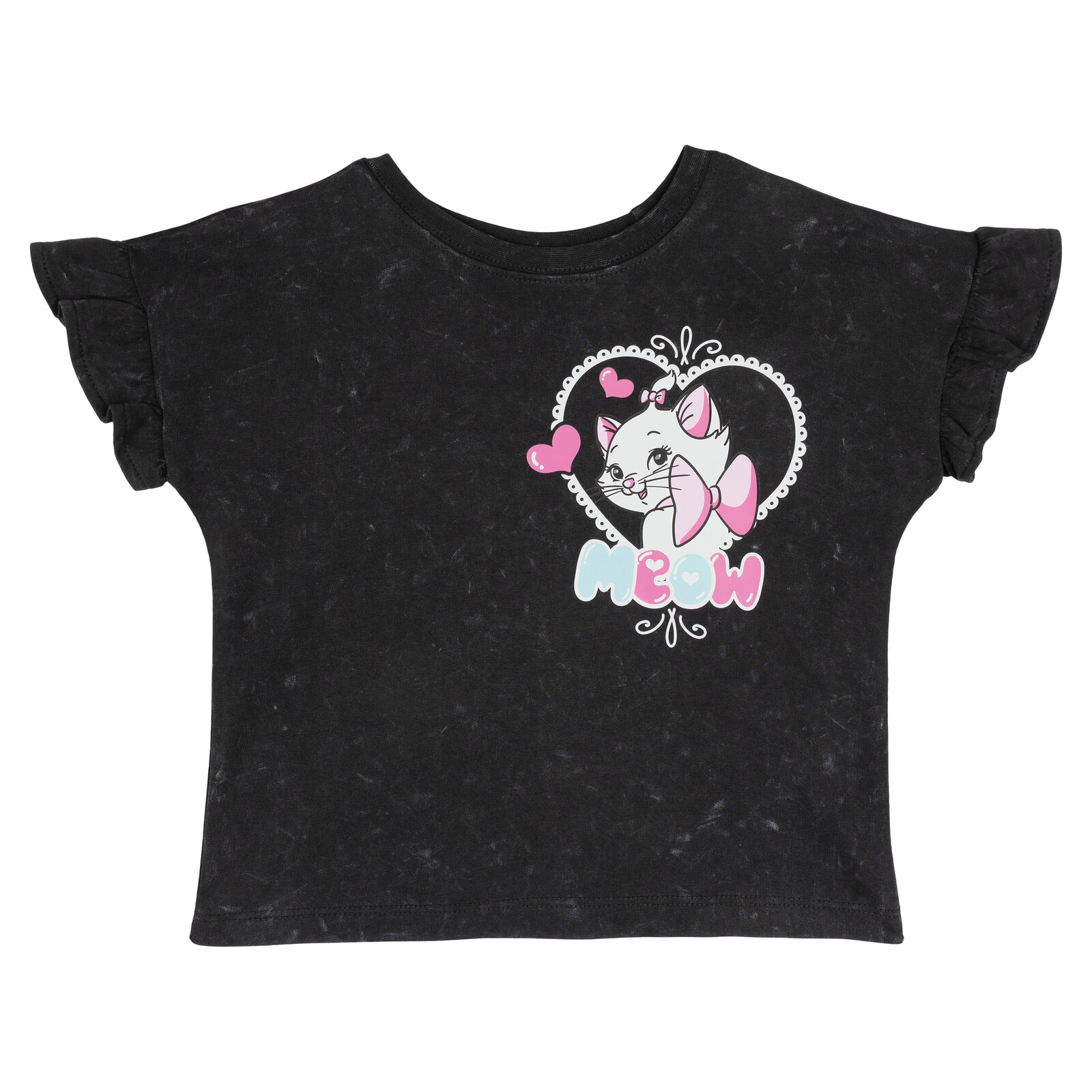 Disney Girls' French Terry T-Shirt and Shorts Set