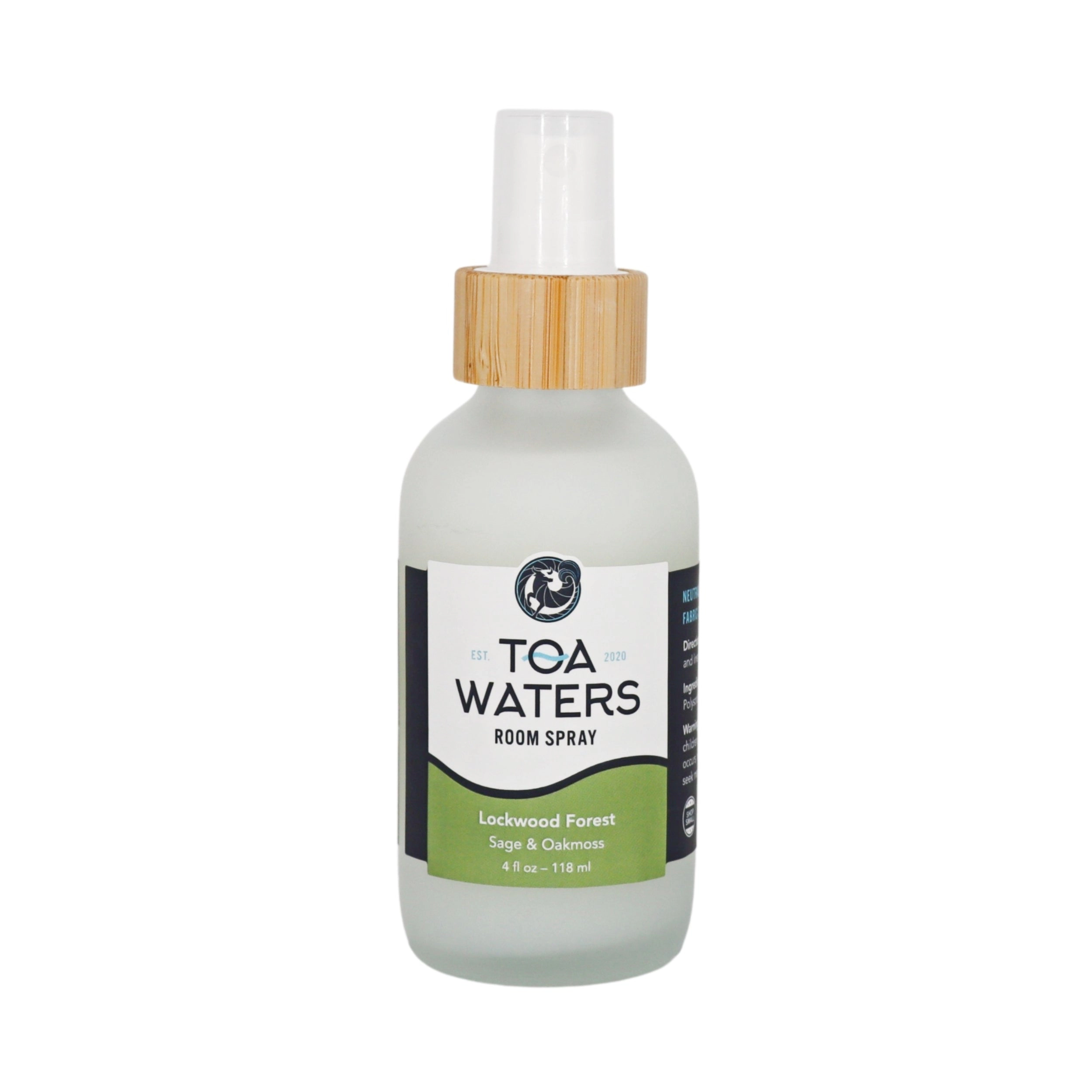 TOA Waters Room and Linen Spray - Lockwood Forest - Sage, Oakmoss, and Lavender