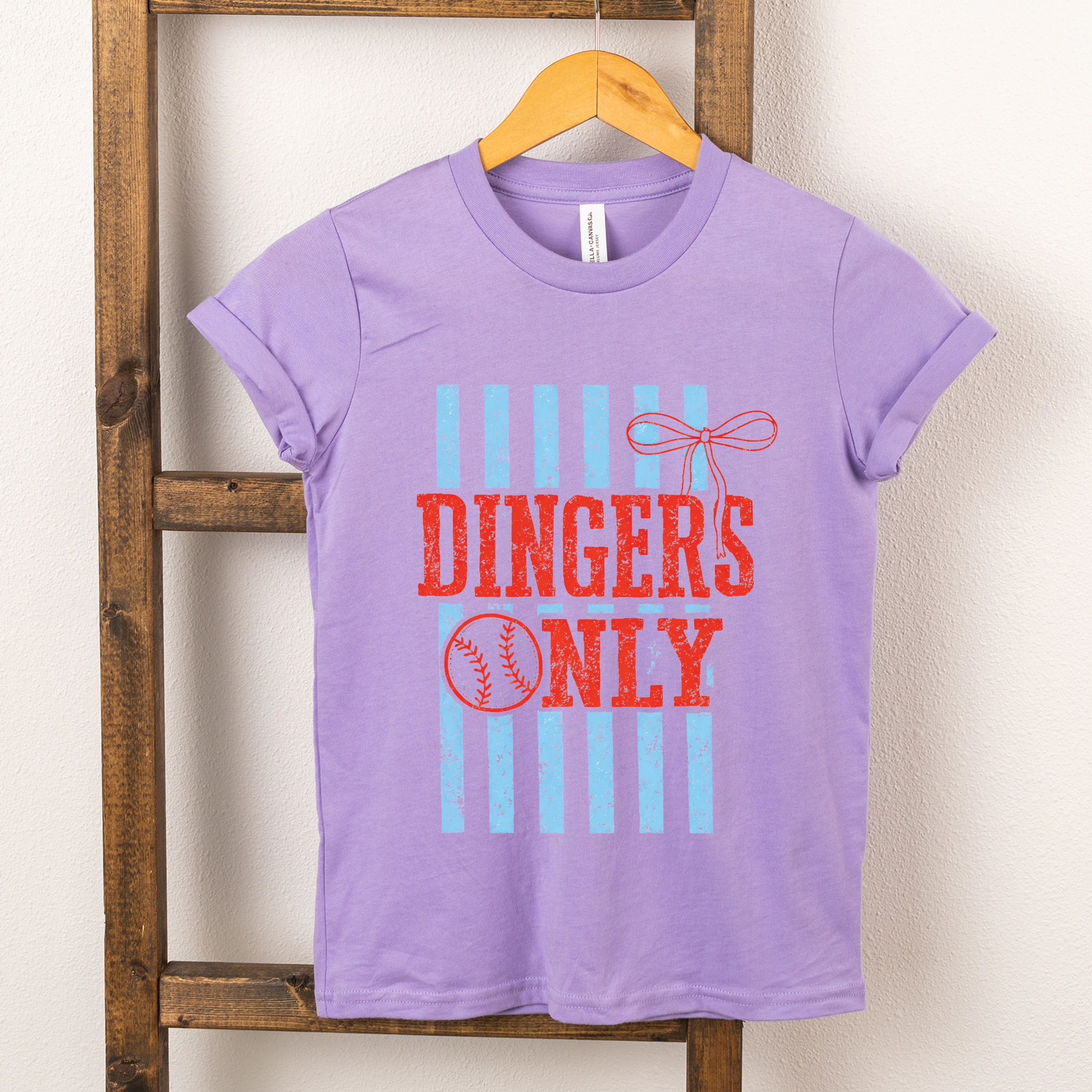 The Juniper Shop - Dingers Only Stripes Youth Short Sleeve Graphic T-Shirt