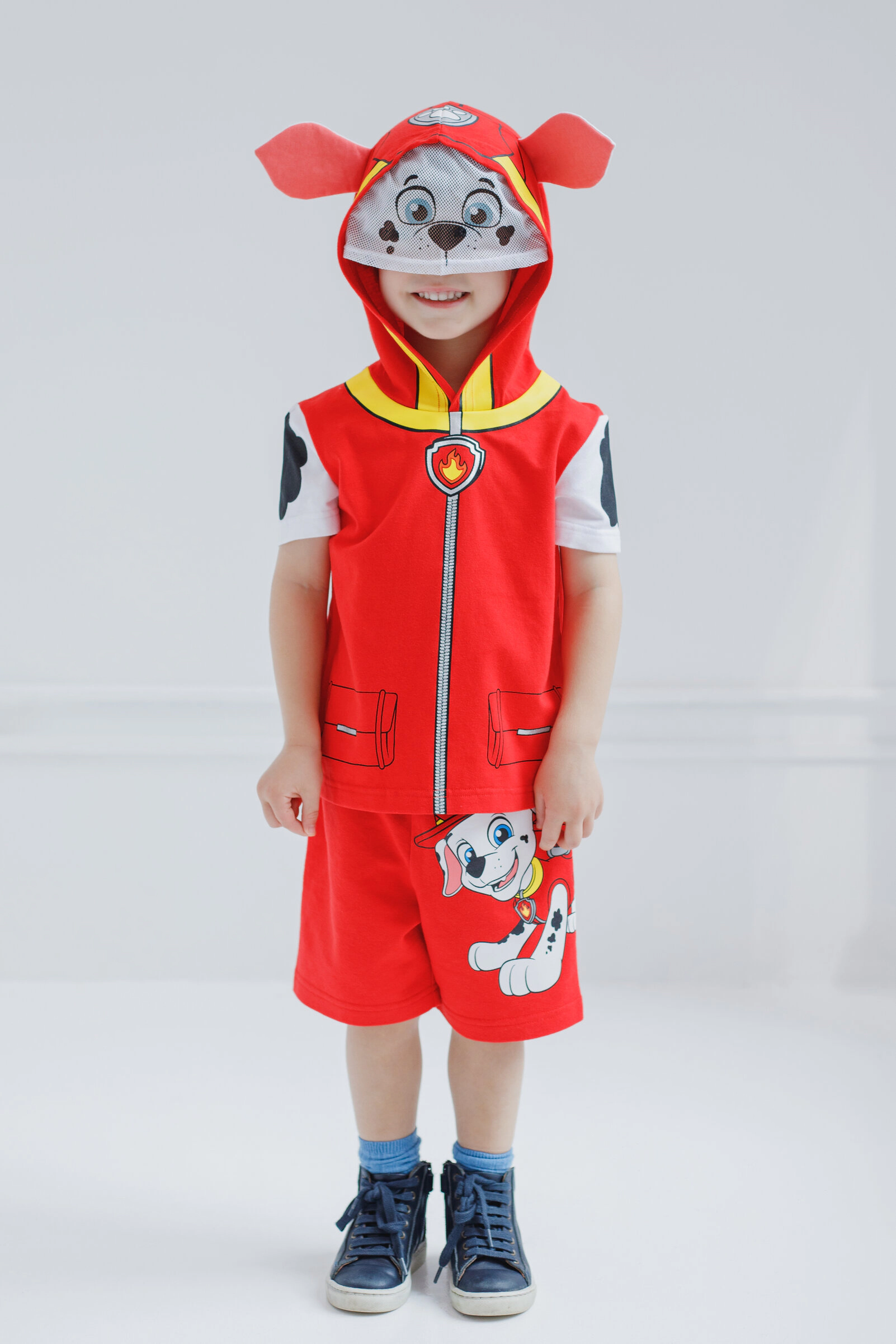 Paw Patrol Cosplay 2-Piece Hooded Tee and Shorts Set