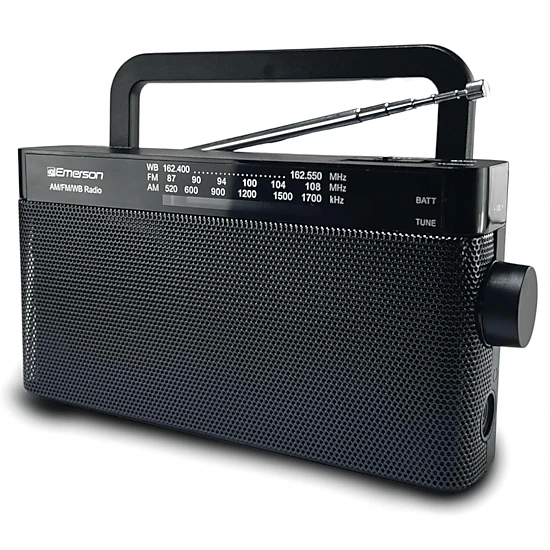 Emerson AM/FM/WB Emergency Radio with Telescopic Antenna
