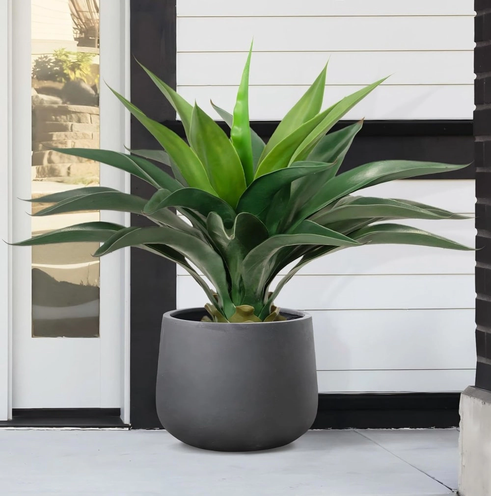 Whimsy Toys 2ft Artificial Agave Plant with Fake Grass
