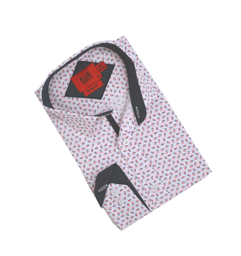 Elie Balleh Slim Fit Mens Classic Button-Down Shirt with Sleek Design