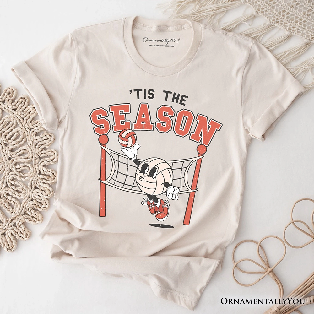 OrnamentallyYou Womens Tis The Season Volleyball T-Shirt