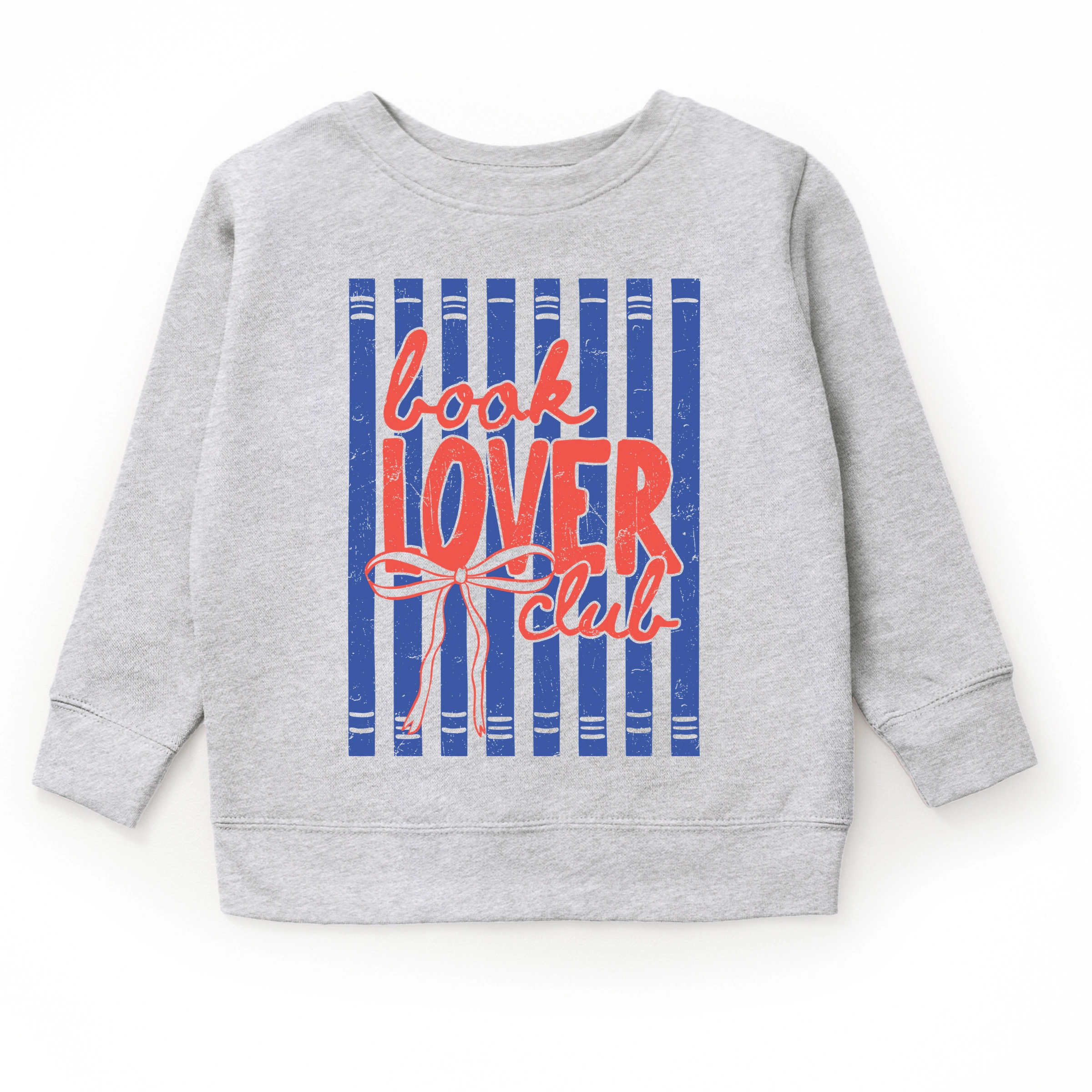 The Juniper Shop - Book Lover Club Stripes Youth Graphic Sweatshirt