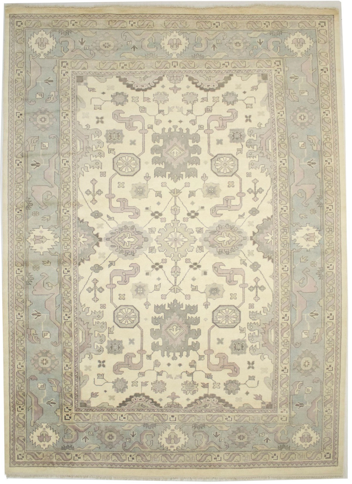 Magic Rugs Floral Cream 10X14 Traditional Oushak Oriental Rug