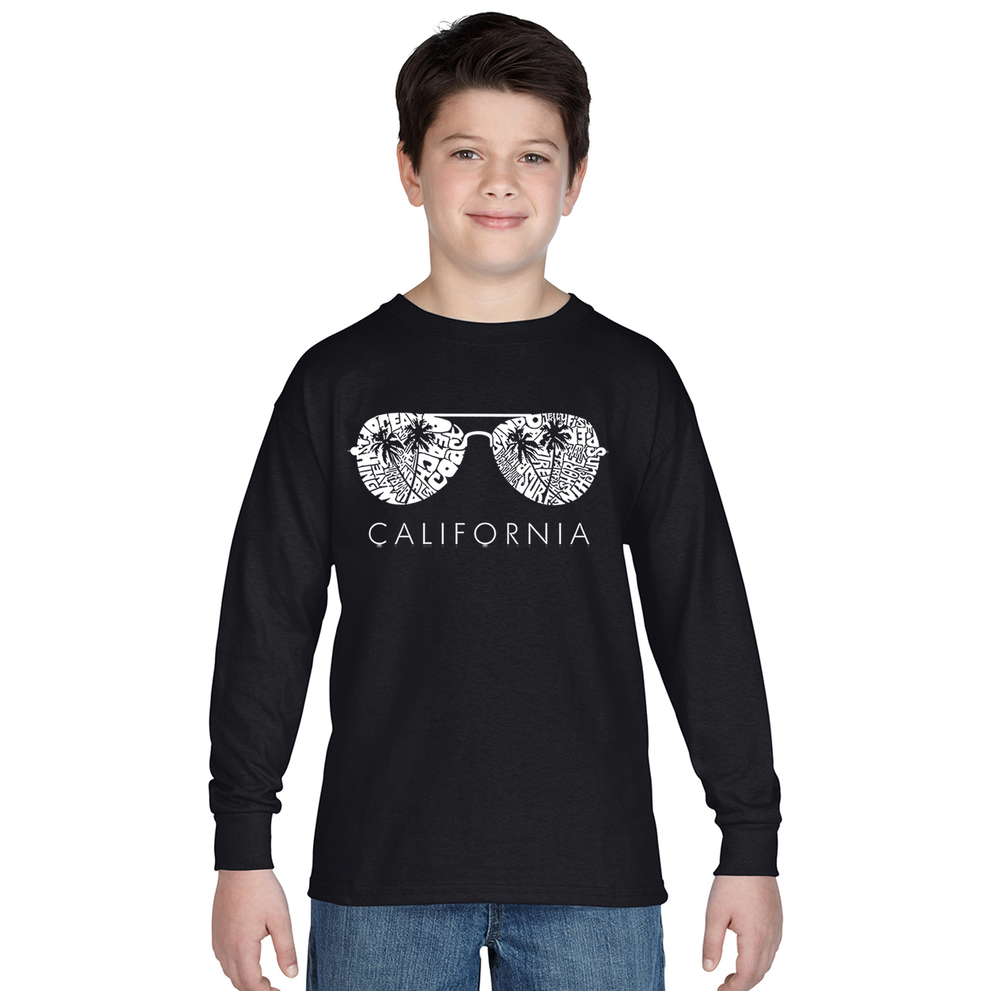 LA Pop Art Boys Long Sleeve T-Shirt