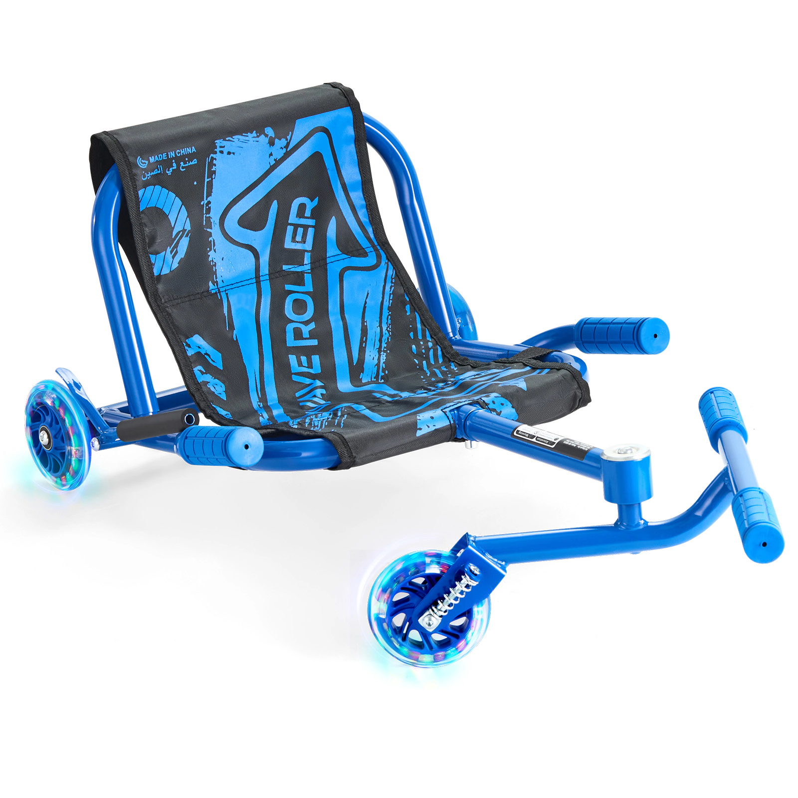 HONGGE Ride on Scooter Load Capacity of 132 lbs Swing Side-to-Side for Amazing Ride Powered by Zig-Zag Motion Ride on