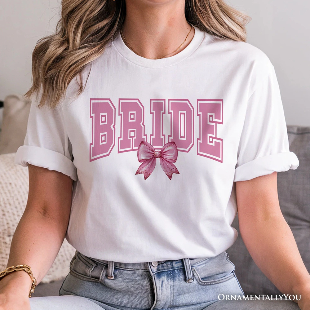 OrnamentallyYou Womens Coquette Bride T-Shirt