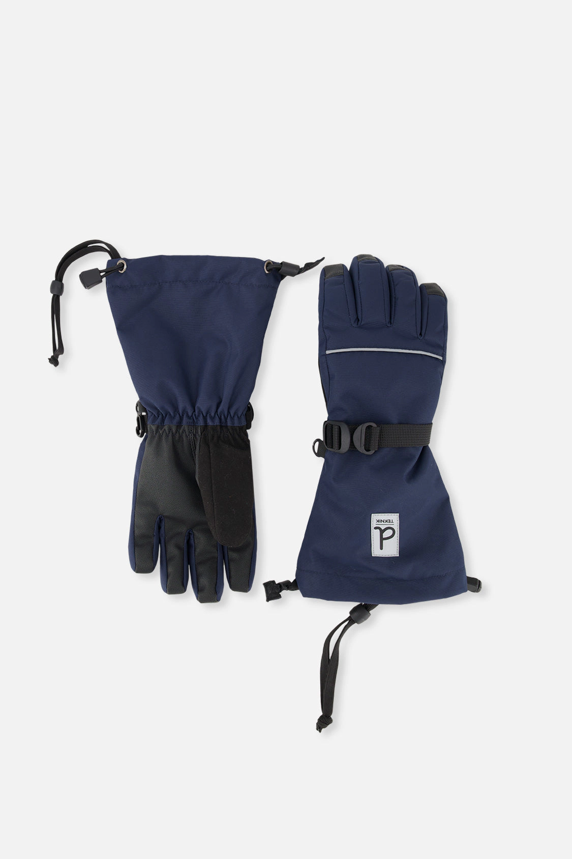 Deux par Unisex Teknik Cordura-Reinforced Winter Gloves with Removable Wrist Strap