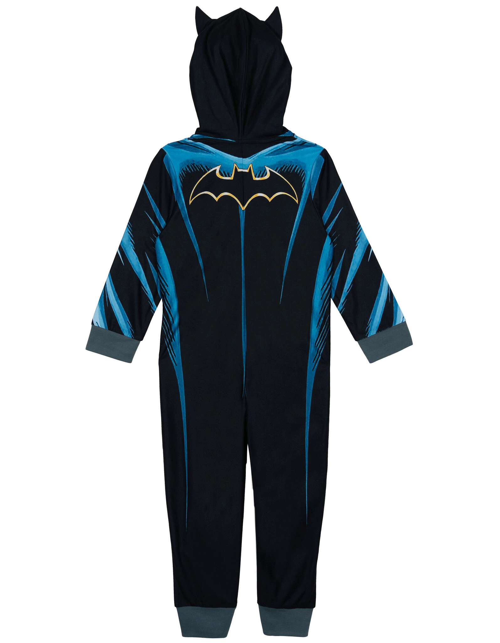 DC Comics Justice League Batman Boys' Cosplay Hooded One Piece Pajama