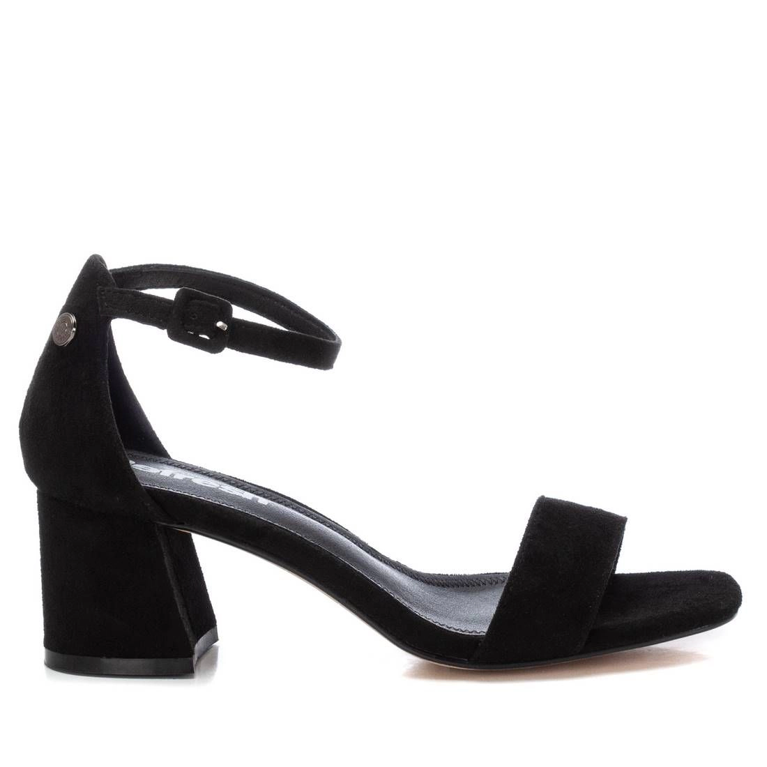 XTI Women's Suede Block Heel Sandals