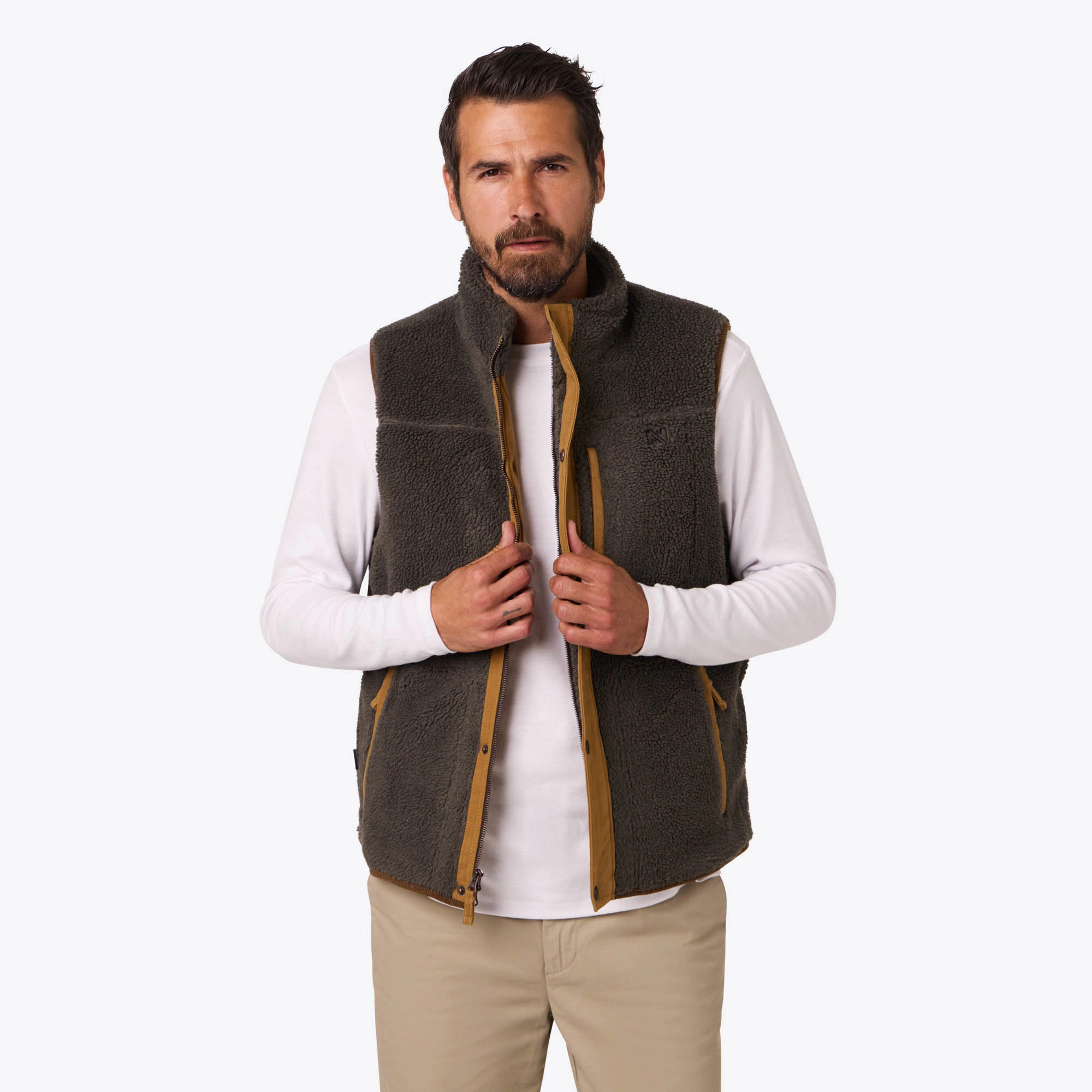 Mobile Warming Men's Ranch High-Pile Fleece Heated Vest