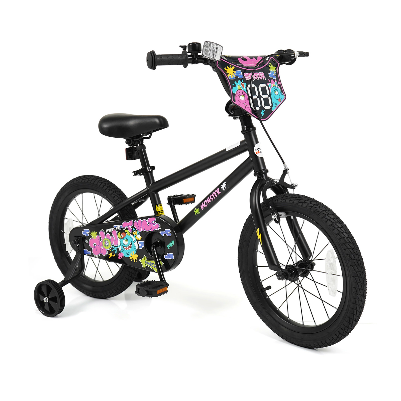 LJG Kids Bike with Training Wheels