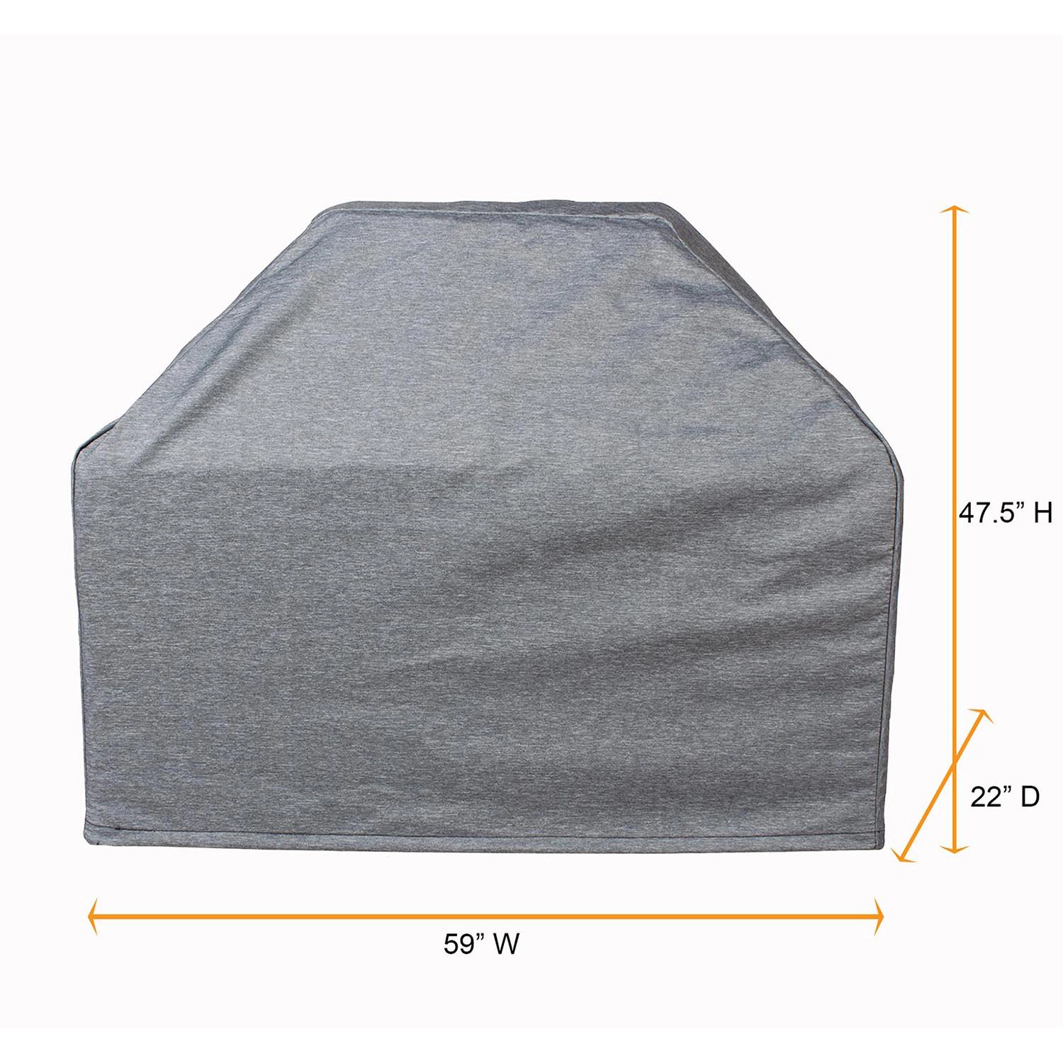 Summerset Shield Platinum 26" Grill Cart Cover Ultimate Protection for Your Outdoor Furniture 59" x 22" x 47.5"