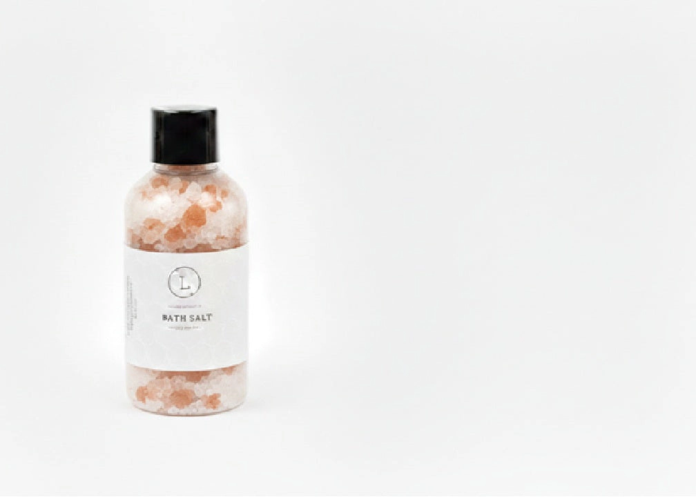 Lizush Deluxe Bath Salts Set of 6 in Glass Bottles - Spa at Home Gift Box