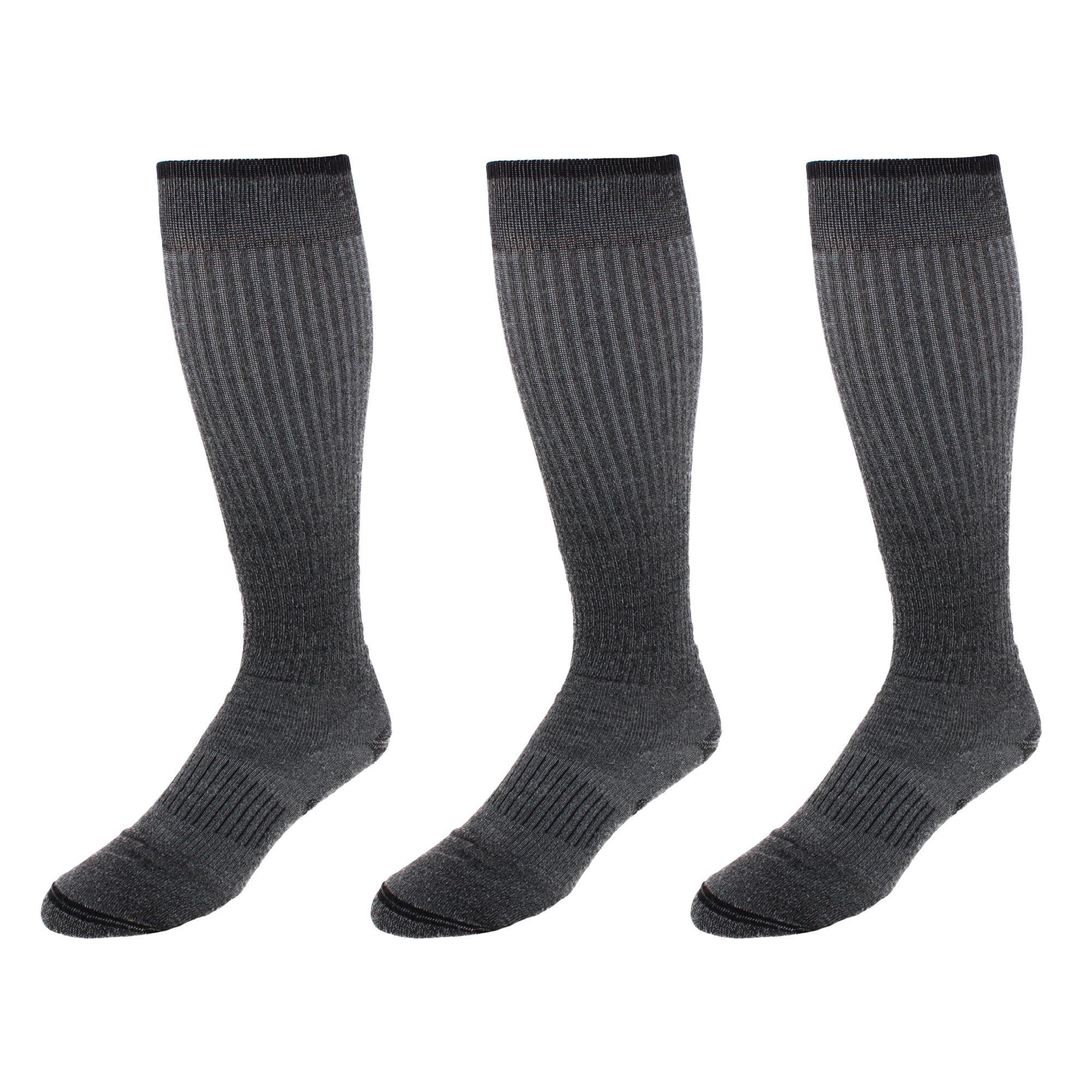 Wrangler Men's Over the Calf Boot Sock (3 Pair Pack)