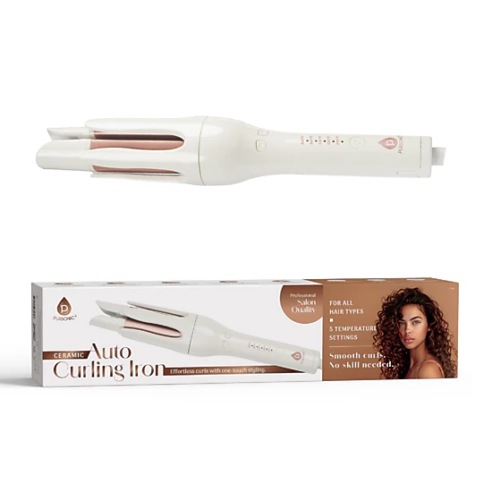 Pursonic Women’s Automatic Ceramic Curling Iron – Salon-Quality Curls in Minutes