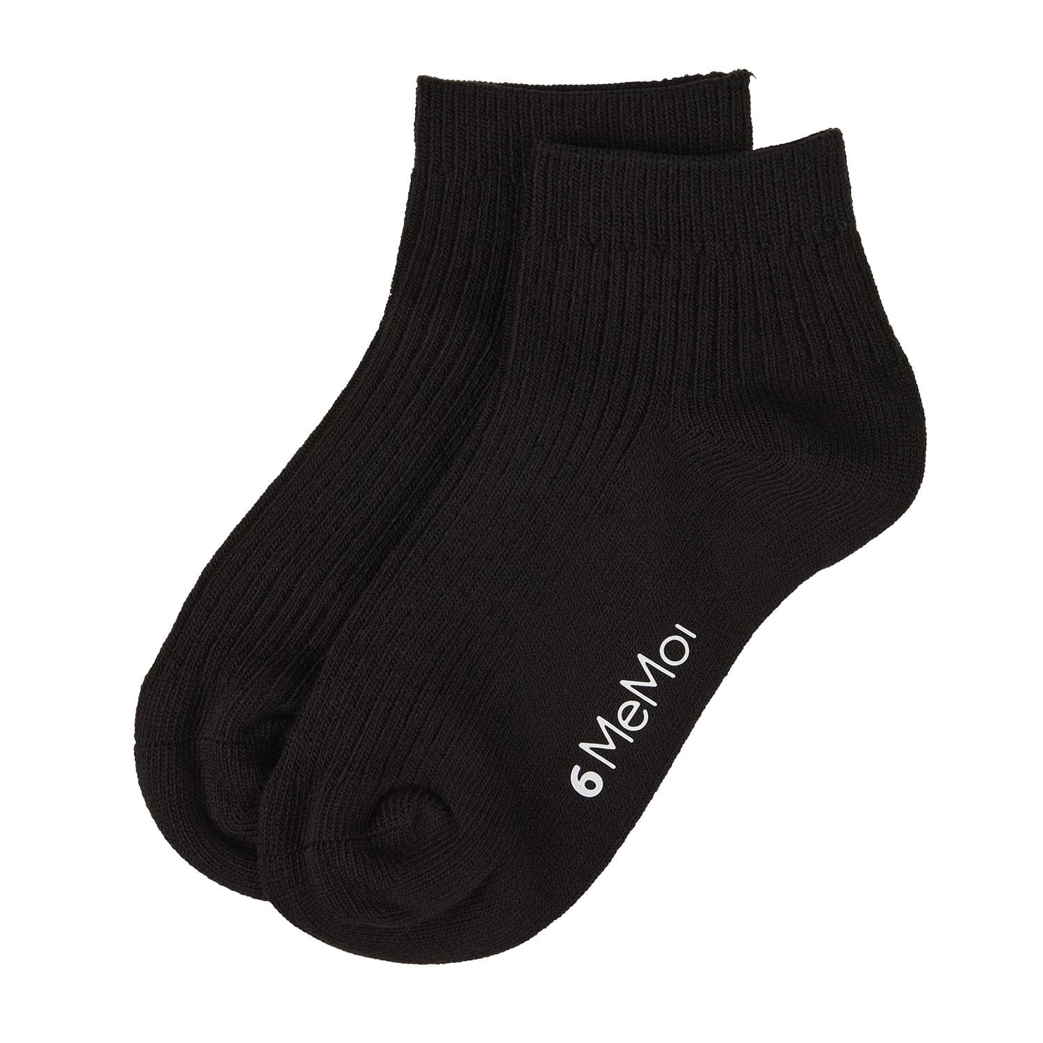 Memoi Kid Girls Thin Ribbed Cotton Kids Anklet Sock