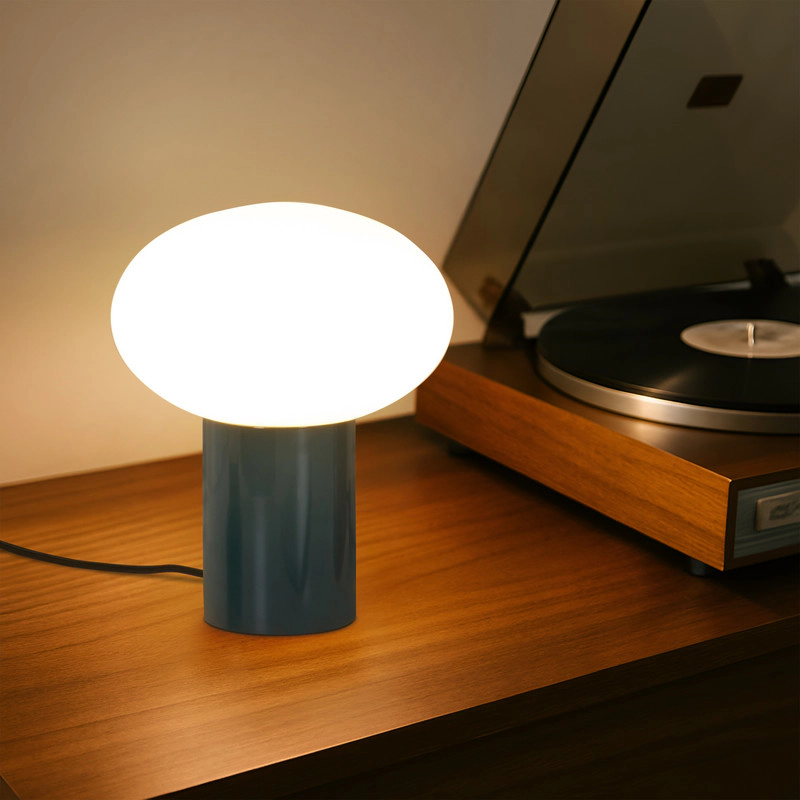 Brightech Ivy Glass Wood Desk Lamp