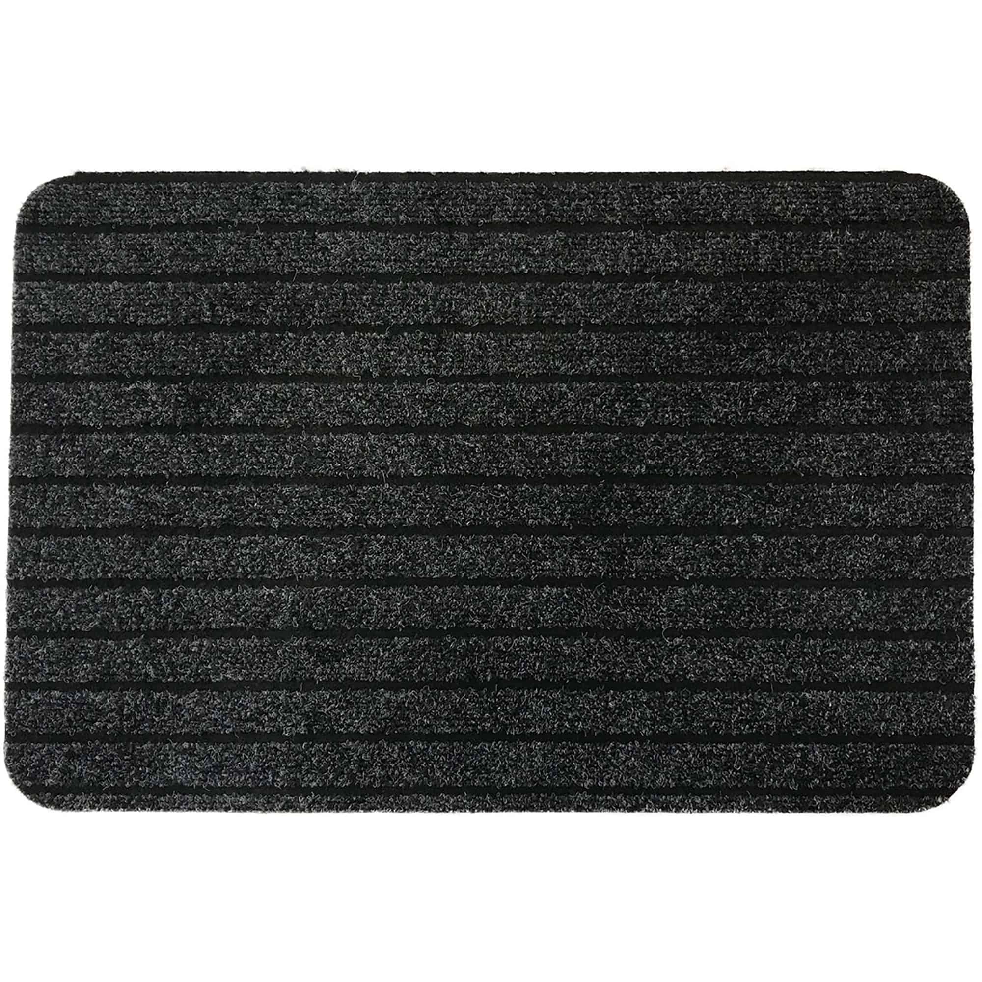 Evideco French Home Goods Maroon Red Chloe Polypropylene Doormat 24 x 16 Inches