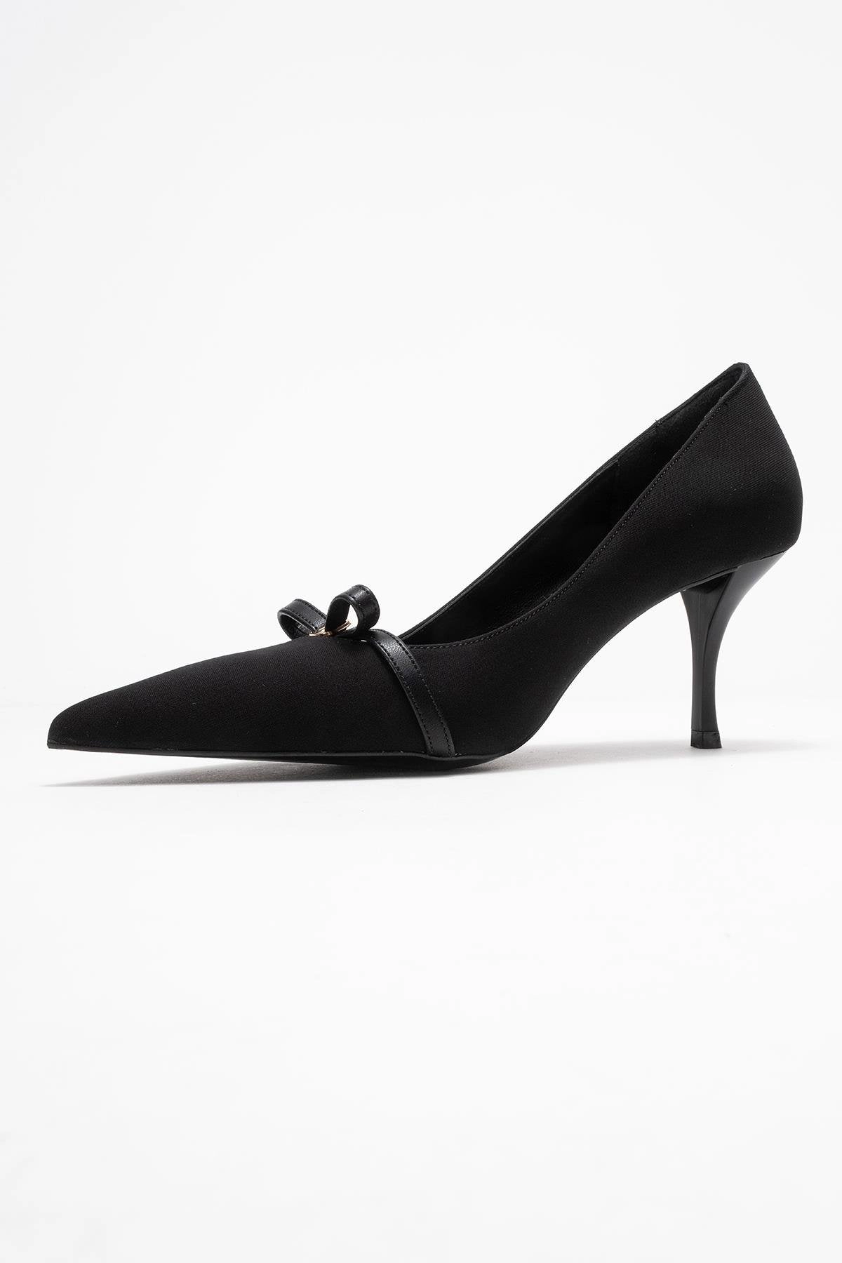 Prologue Shoes Womens Annie Bow Pointed Toe Pump