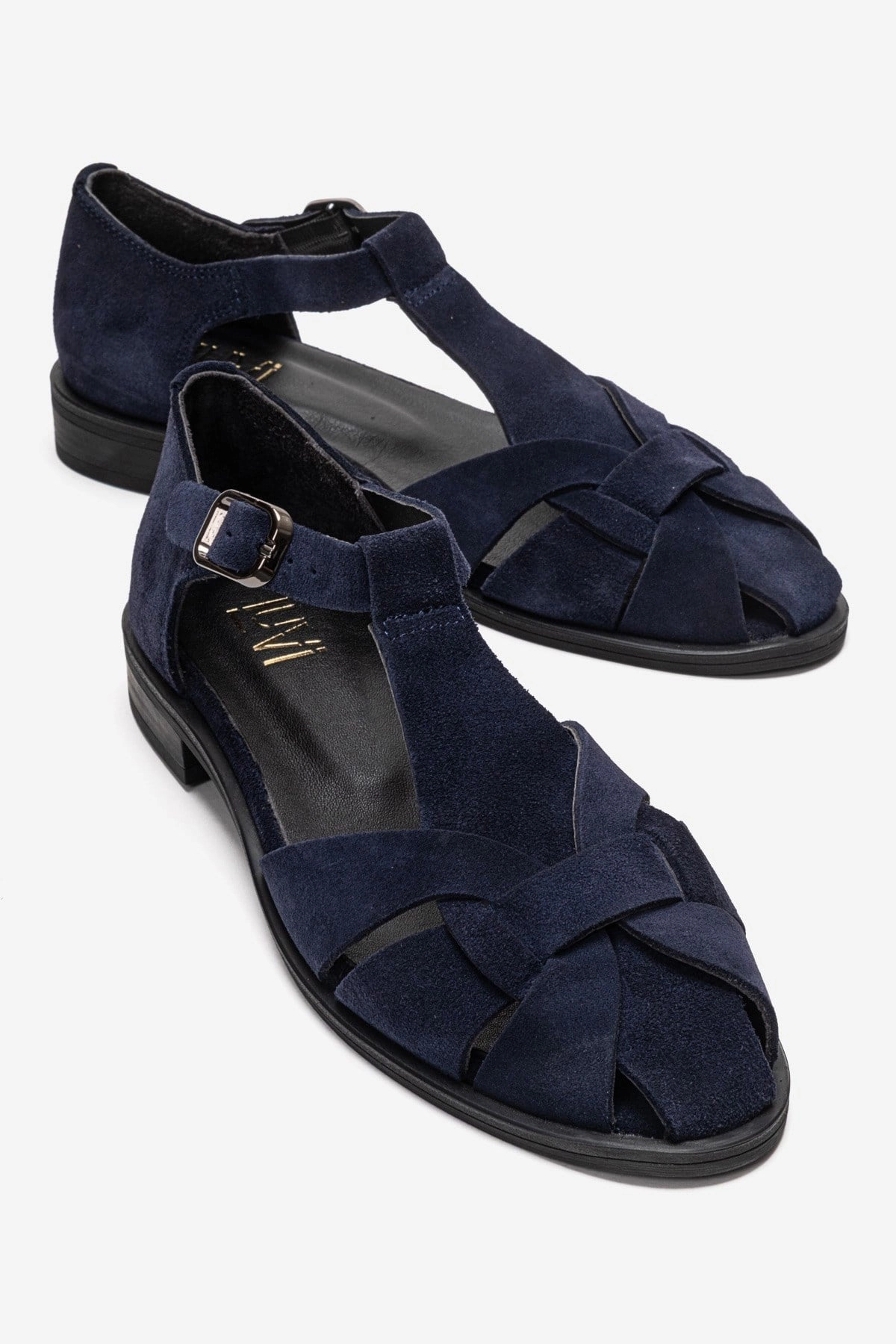 Forever & Always Womens Dexara Leather Sandals