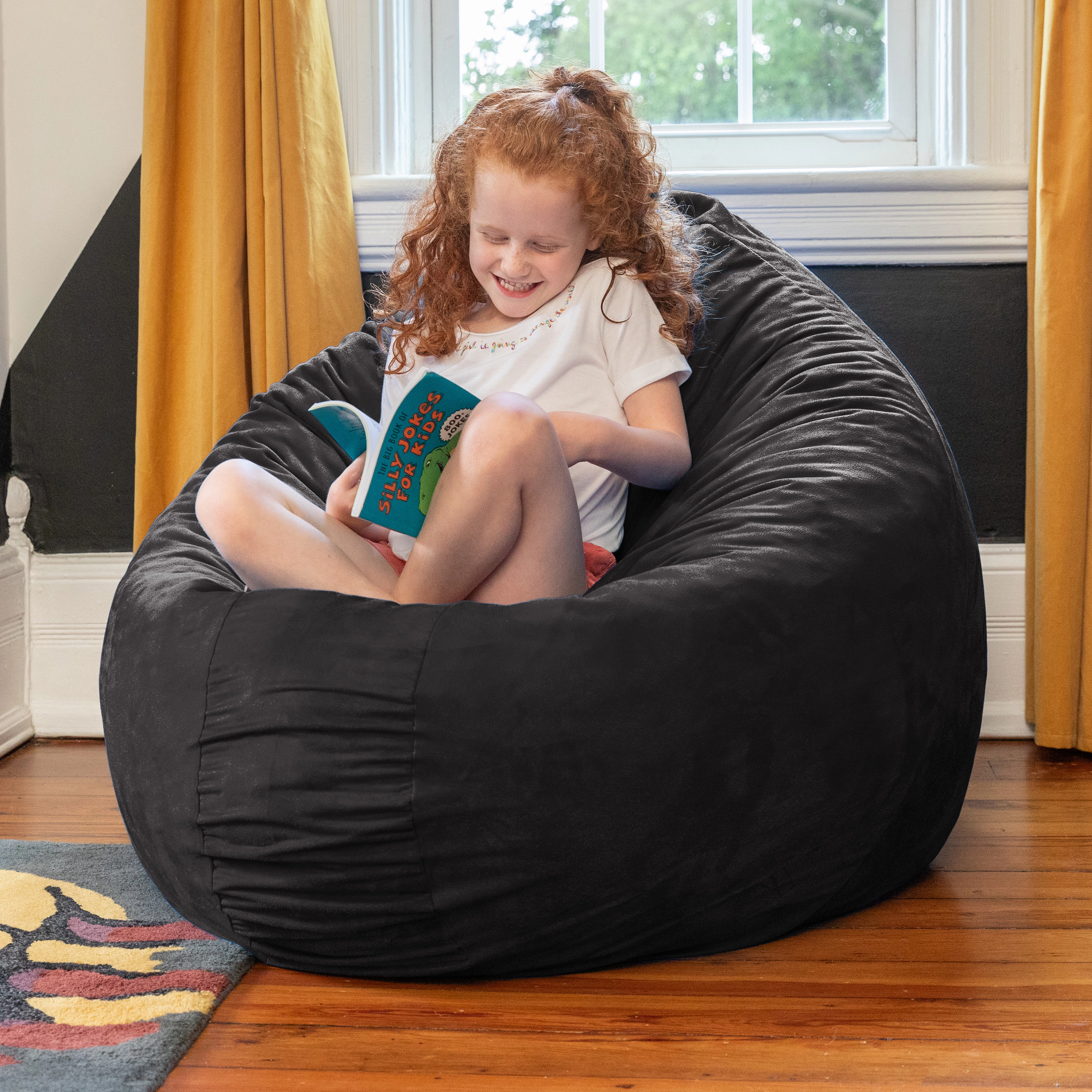 Jaxx Cocoon 4 Foot Bean Bag Chair and Crash Pad