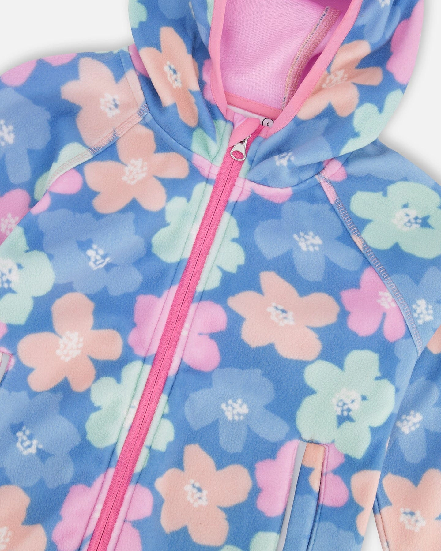 Deux par Deux Girls Softshell Jacket Flower Print