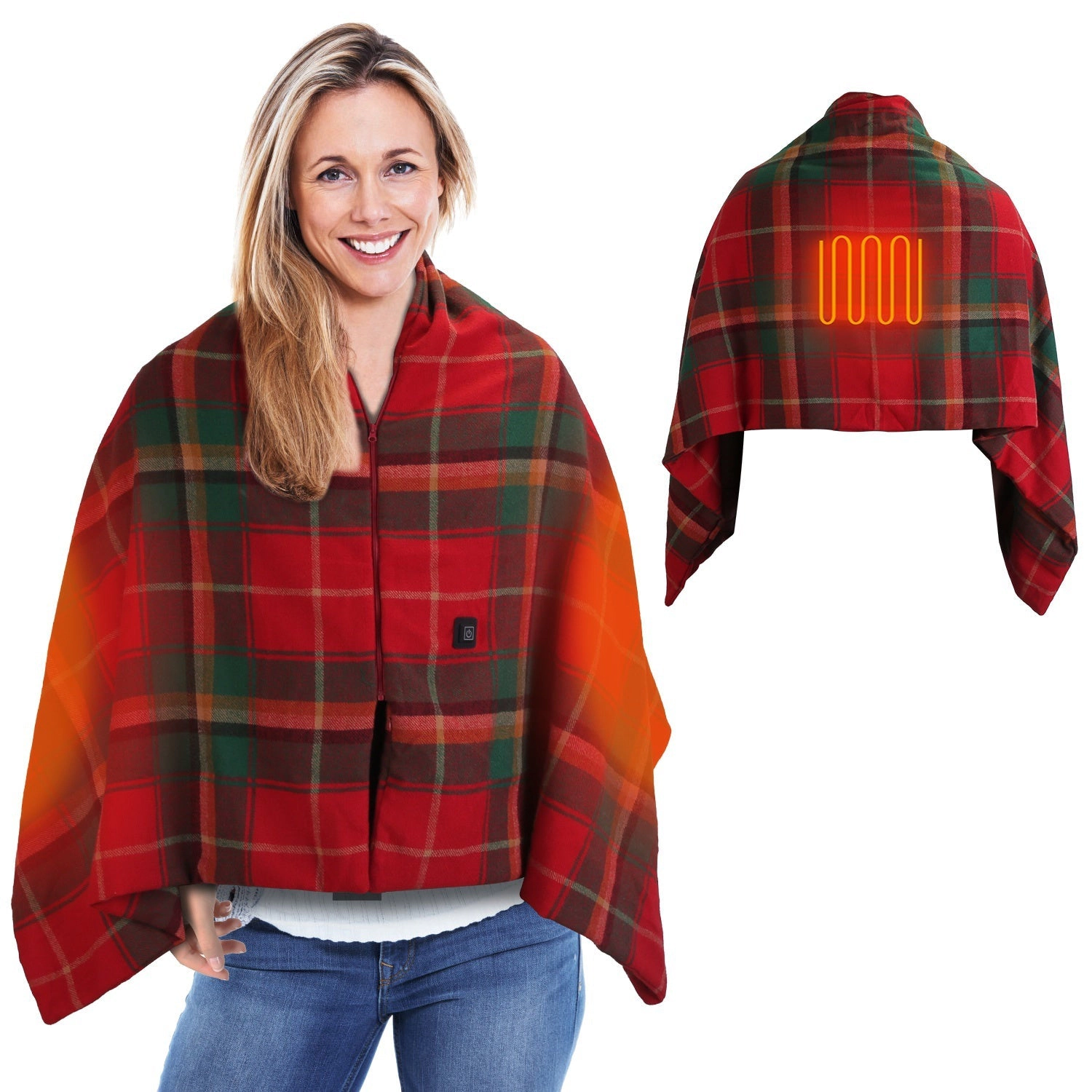 GBruno USB Heated Shawl With 3 Heating Levels