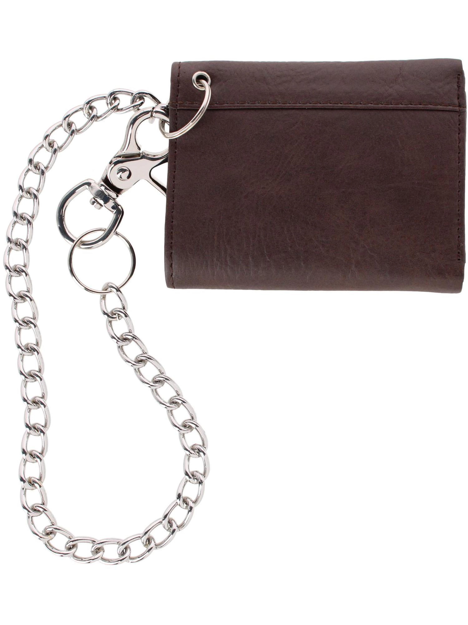 Dickies Leather Trifold Chain Wallet