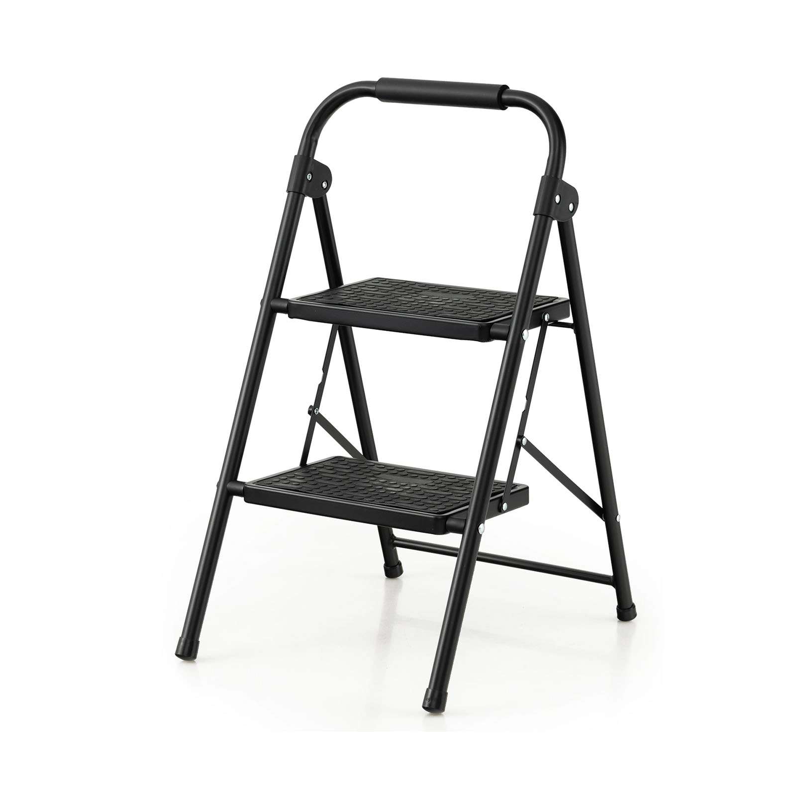 LJG 2-Step/3-Step Ladder with Wide Anti-Slip Pedal-2-Step