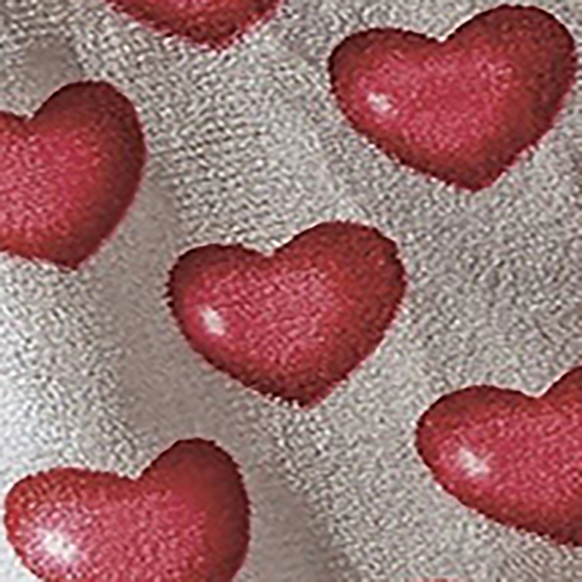 Juliette Valentine Hearts Micro Plush Sherpa All Season Throw Blanket 50" x 60" Multicolor by Plazatex
